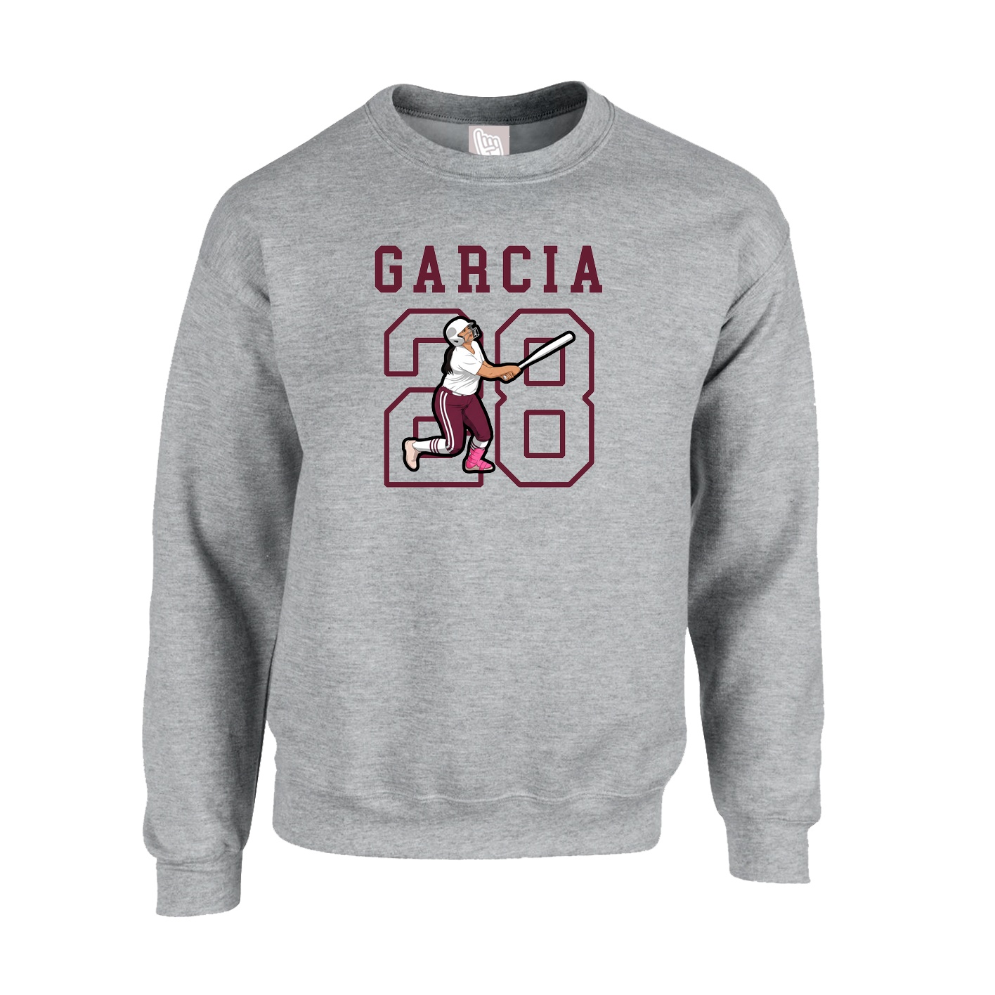 Fleece Crew — Shirsey in Grey