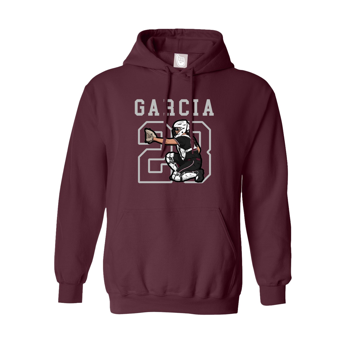 Hoodie — Shirsey in Maroon
