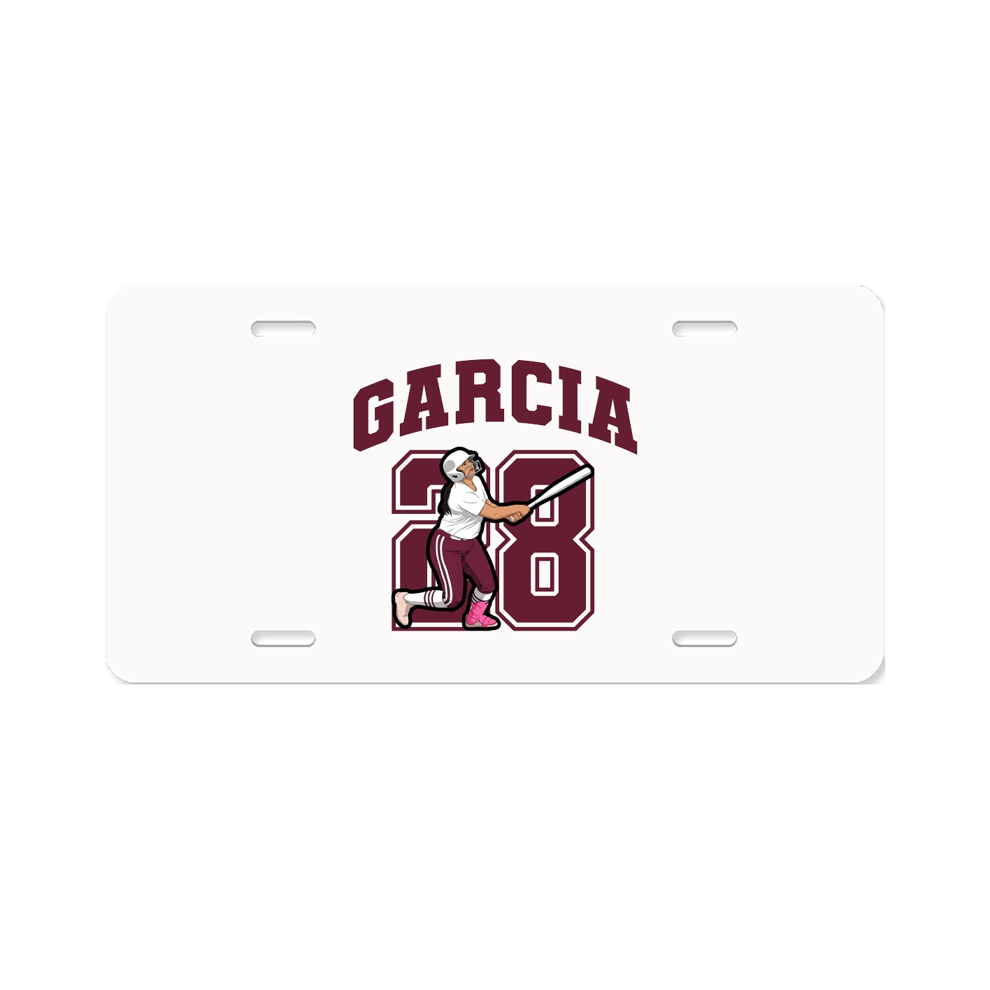 License Plate — Number in Classic