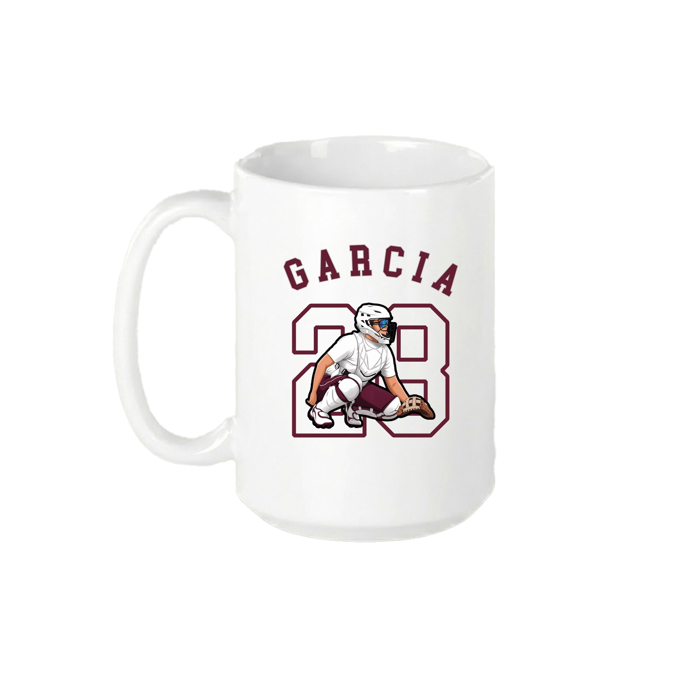 15oz Coffee Mug — Shirsey Arch in White