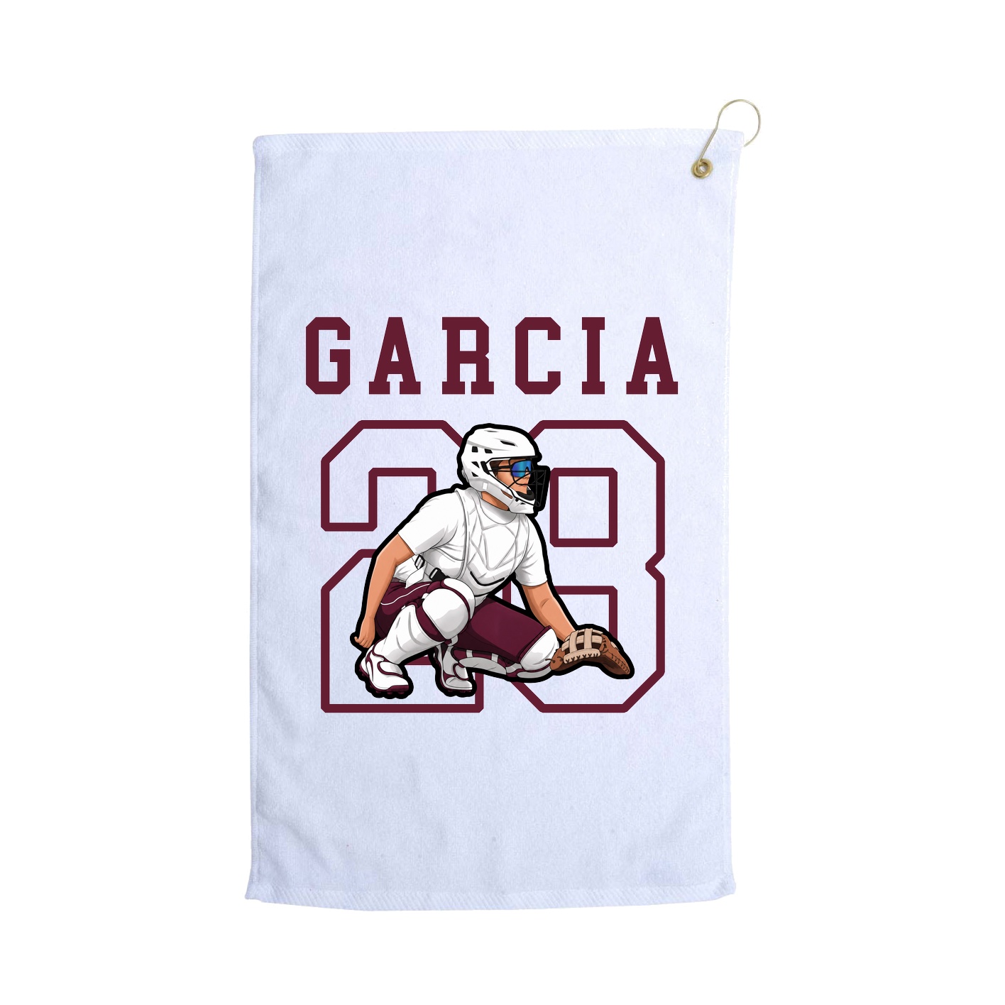Golf Towel — Shirsey in White