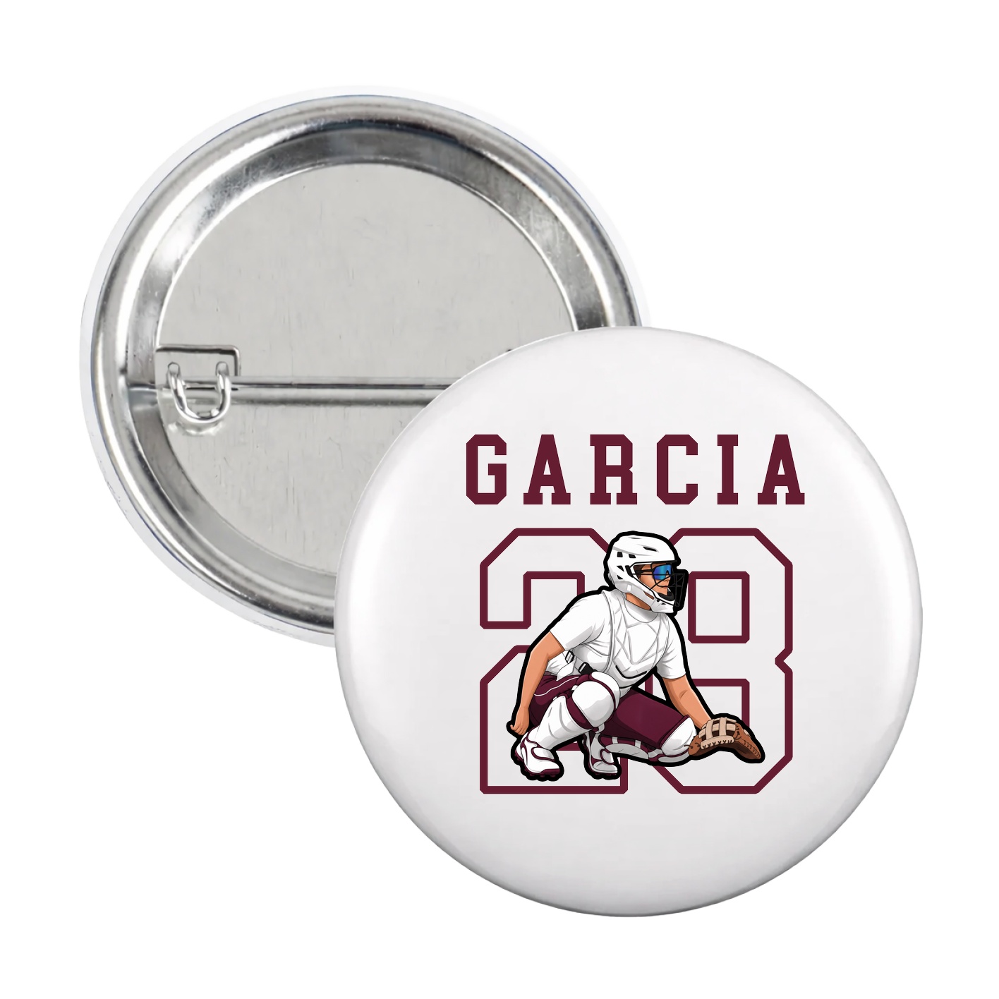 Game Day Button — Shirsey in White