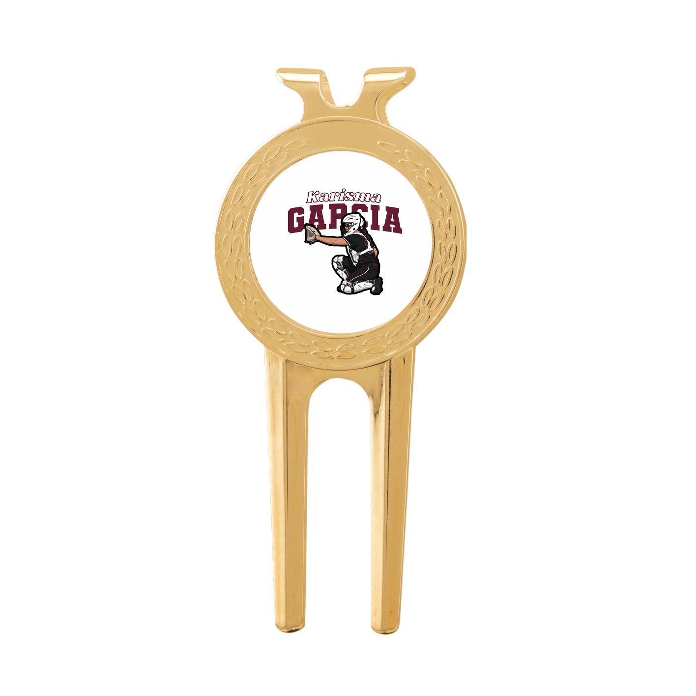 Divot Tool with Ball Marker — Name Arch in Classic