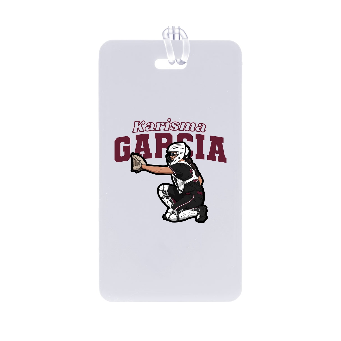 Bag Tag — Name Arch in Classic