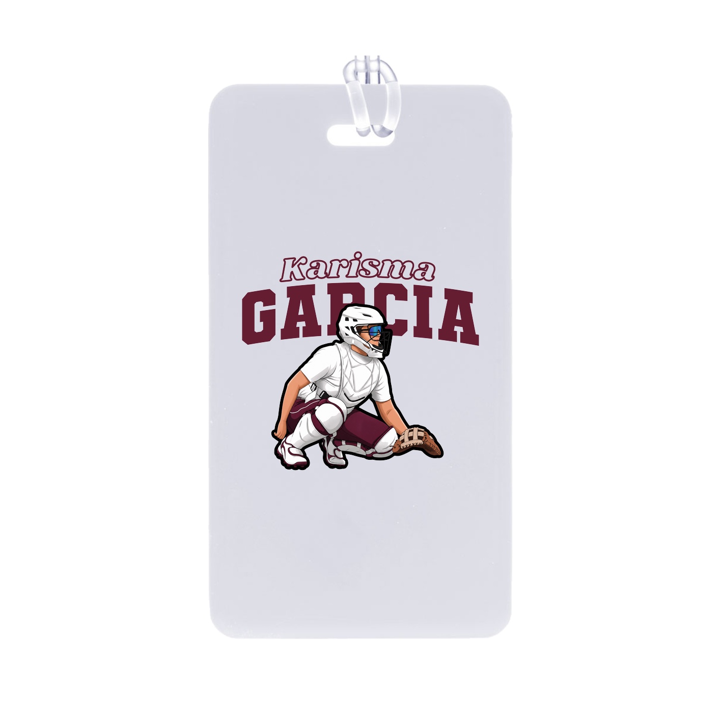 Bag Tag — Name Arch in Classic