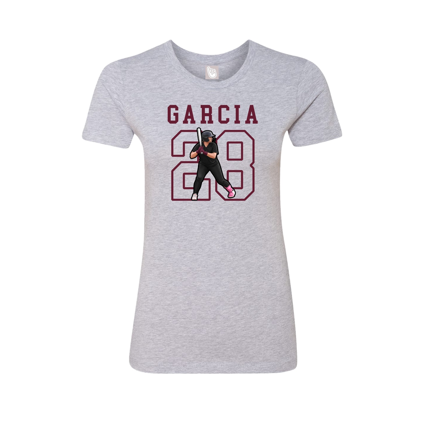 Fitted Women's Tee — Shirsey in Grey