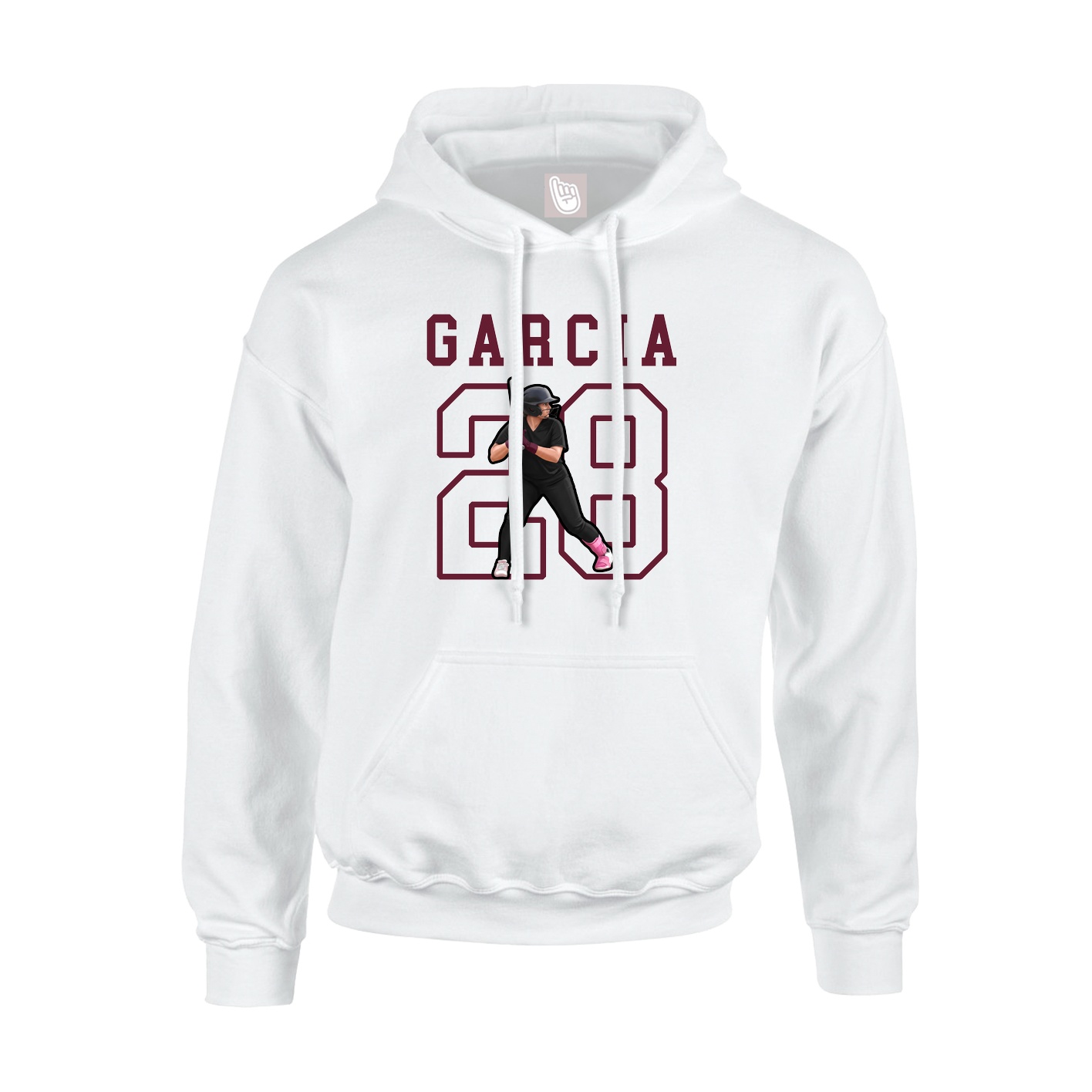 Hoodie — Shirsey in White