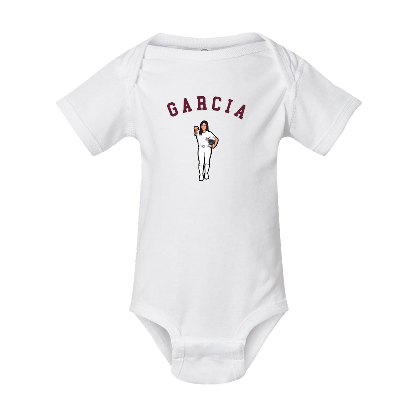 Baby Onesie — Shirsey Arch in White