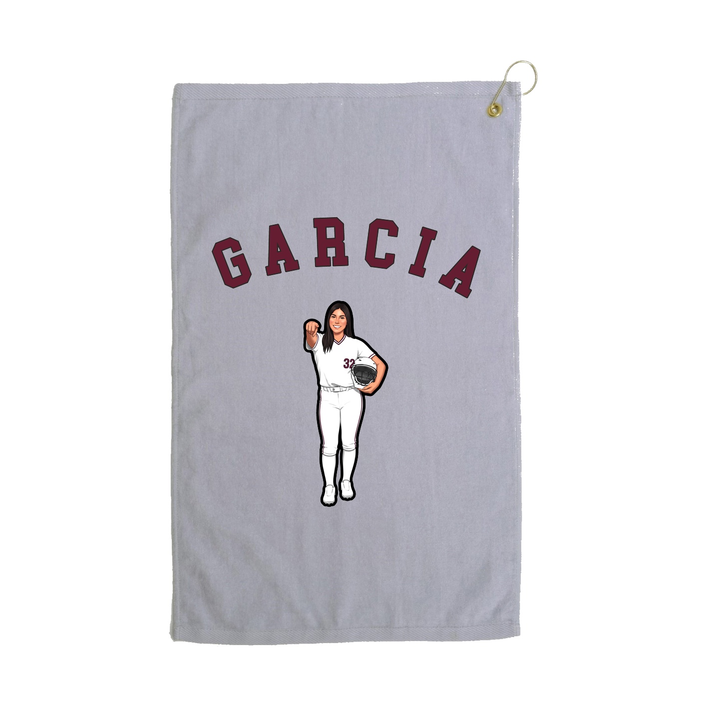 Golf Towel — Shirsey Arch in Grey