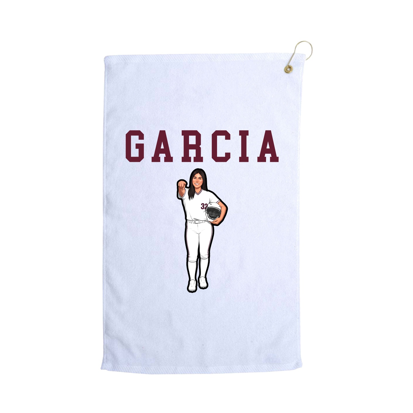 Golf Towel — Shirsey in White