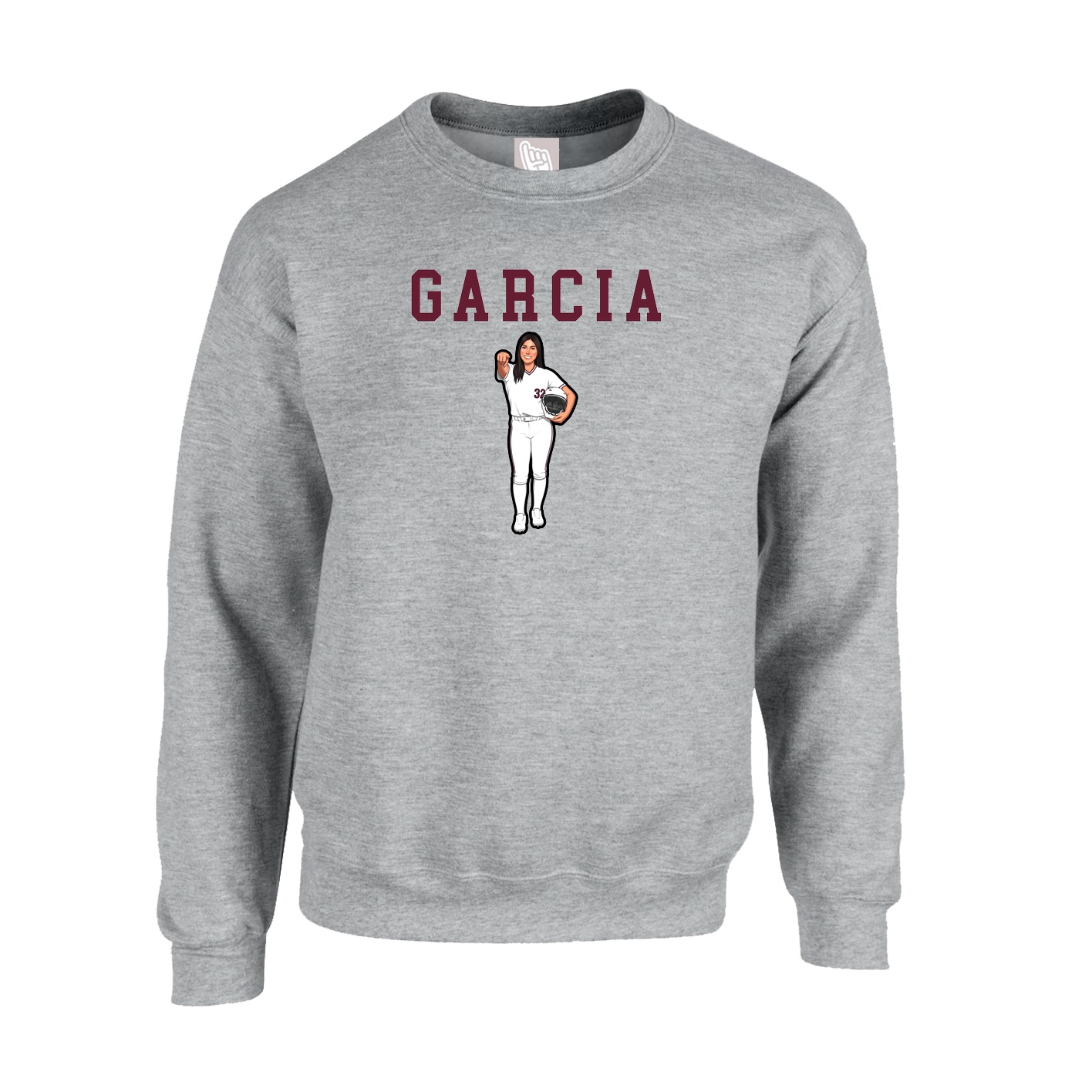 Fleece Crew — Shirsey in Grey