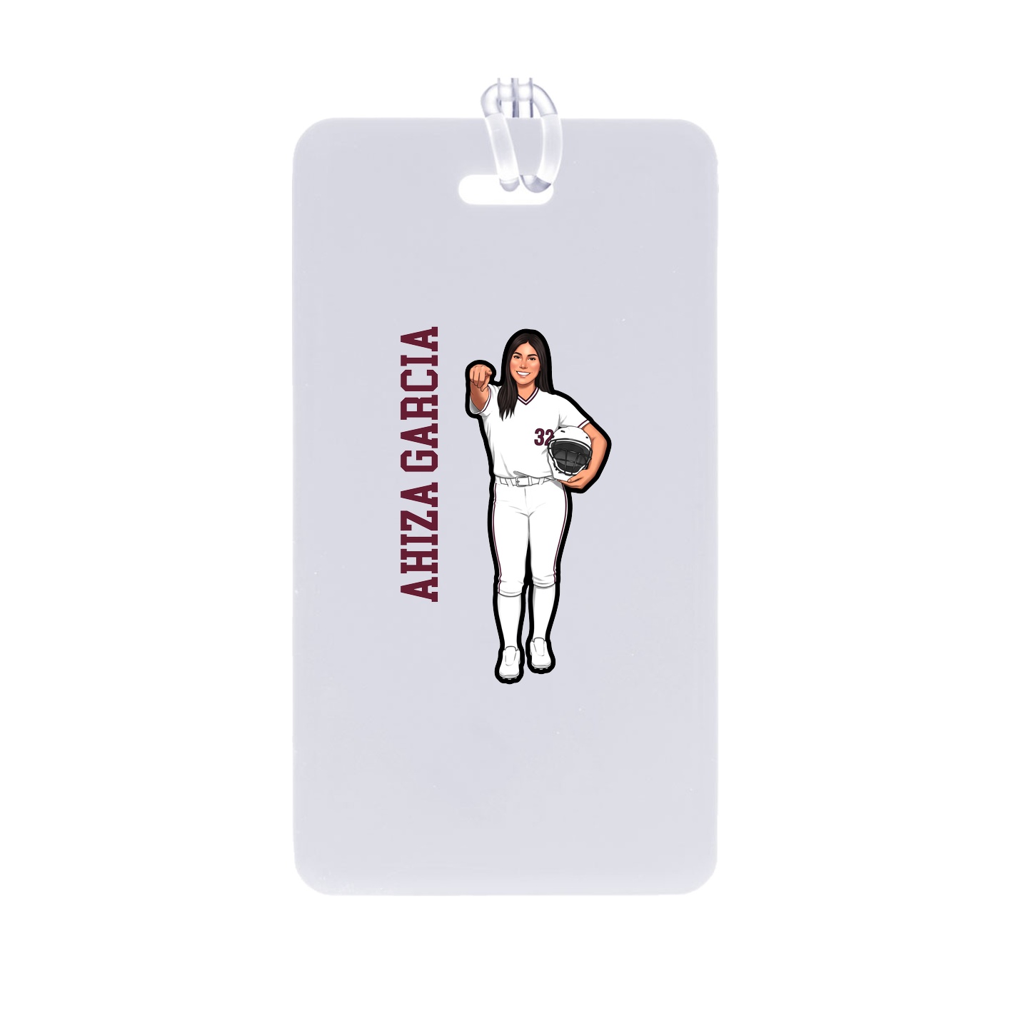 Bag Tag — Name Vertical in Classic