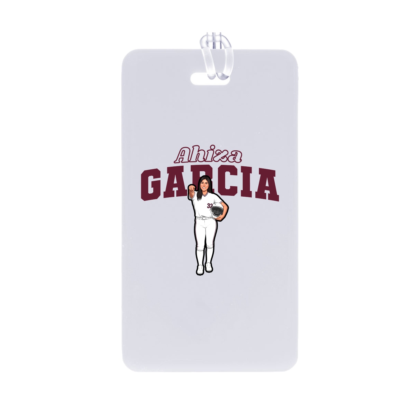 Bag Tag — Name Arch in Classic