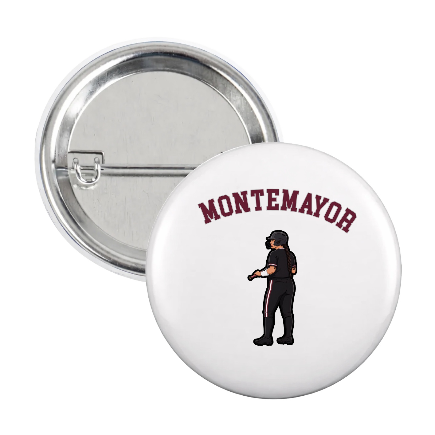 Game Day Button — Shirsey Arch in White