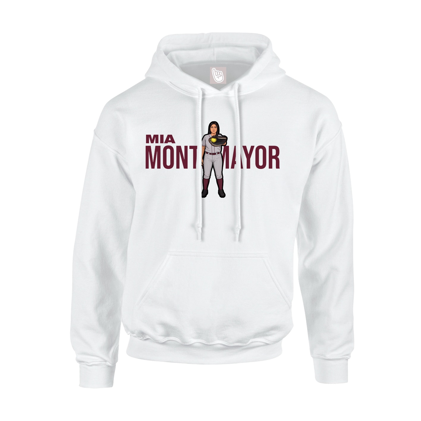 Hoodie — Player Name in White