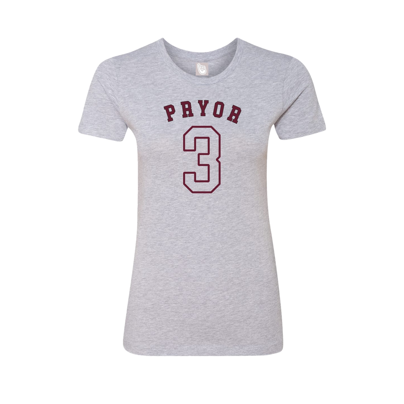 Fitted Women's Tee — Shirsey Arch in Grey