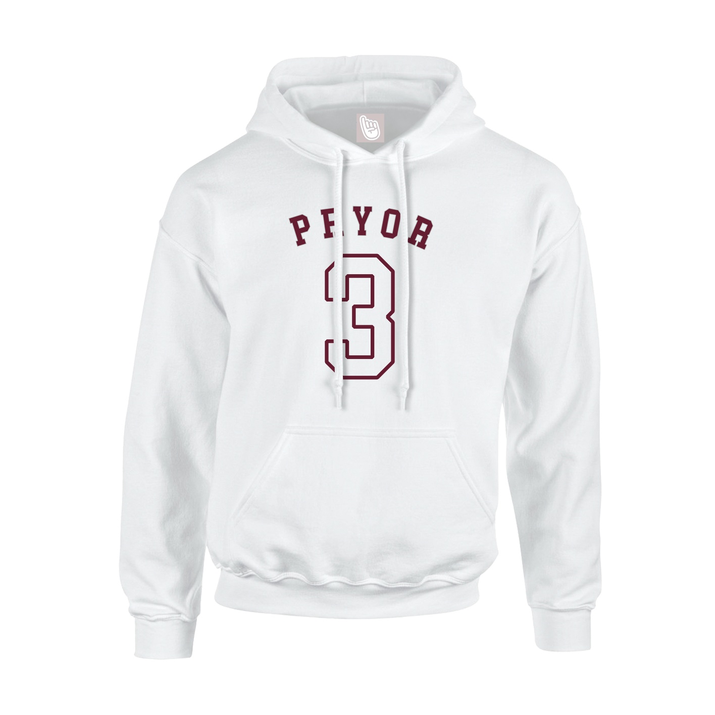 Hoodie — Shirsey Arch in White