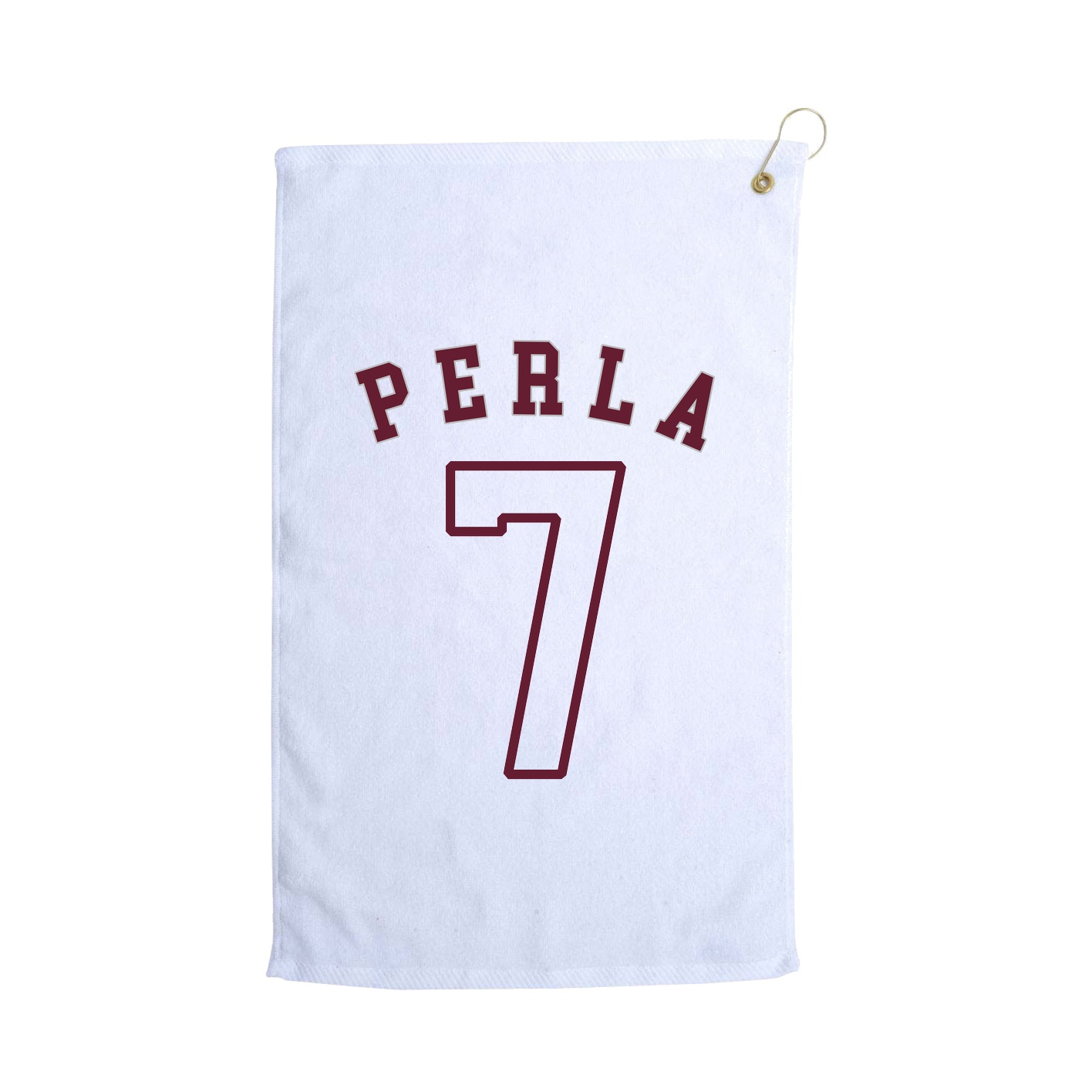 Golf Towel — Shirsey Arch in White