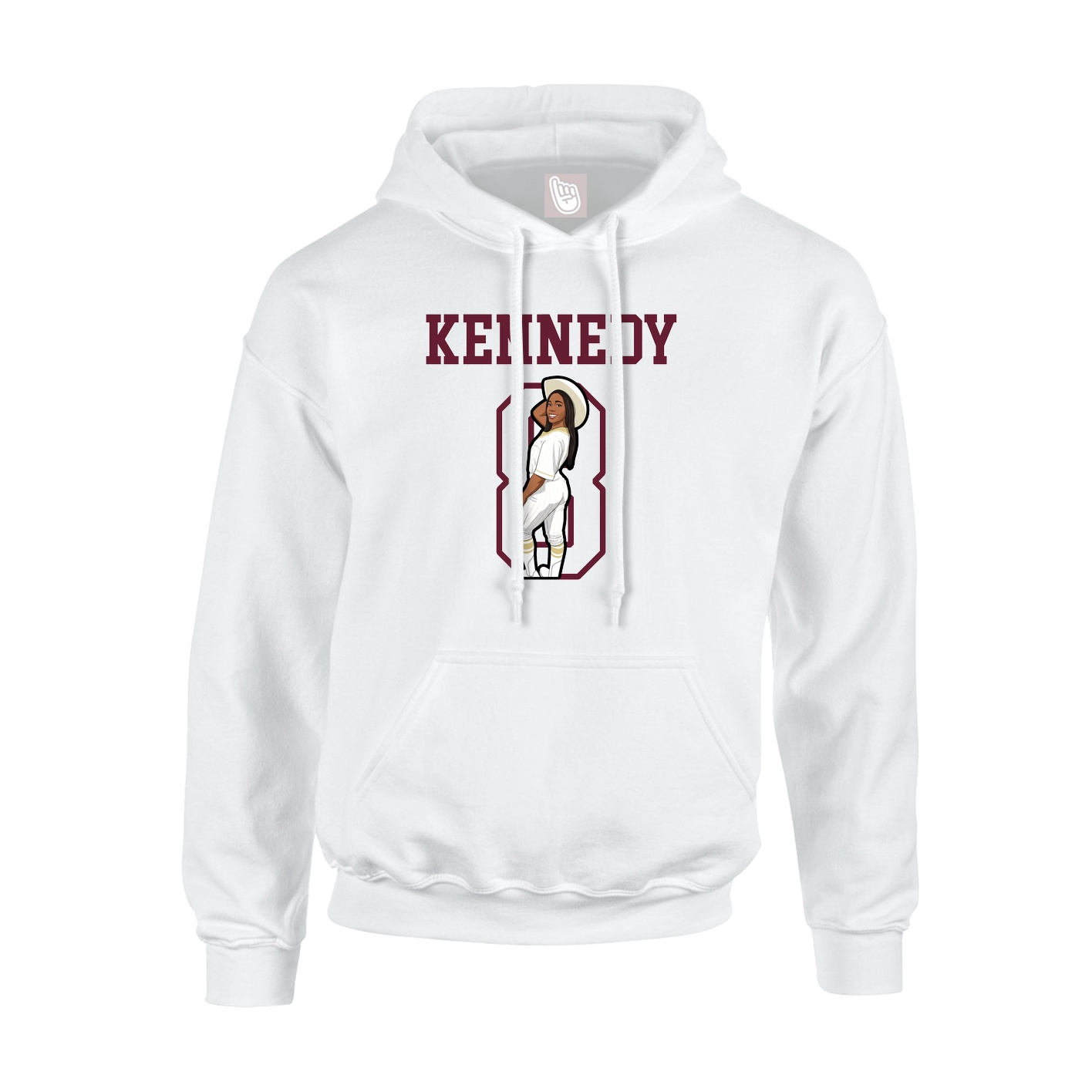 Youth Hoodie — Shirsey in White