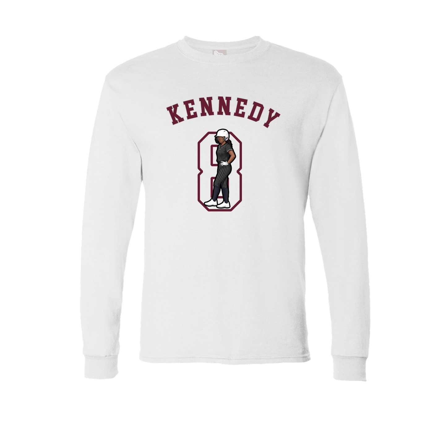 Long Sleeve Tee — Shirsey Arch in White