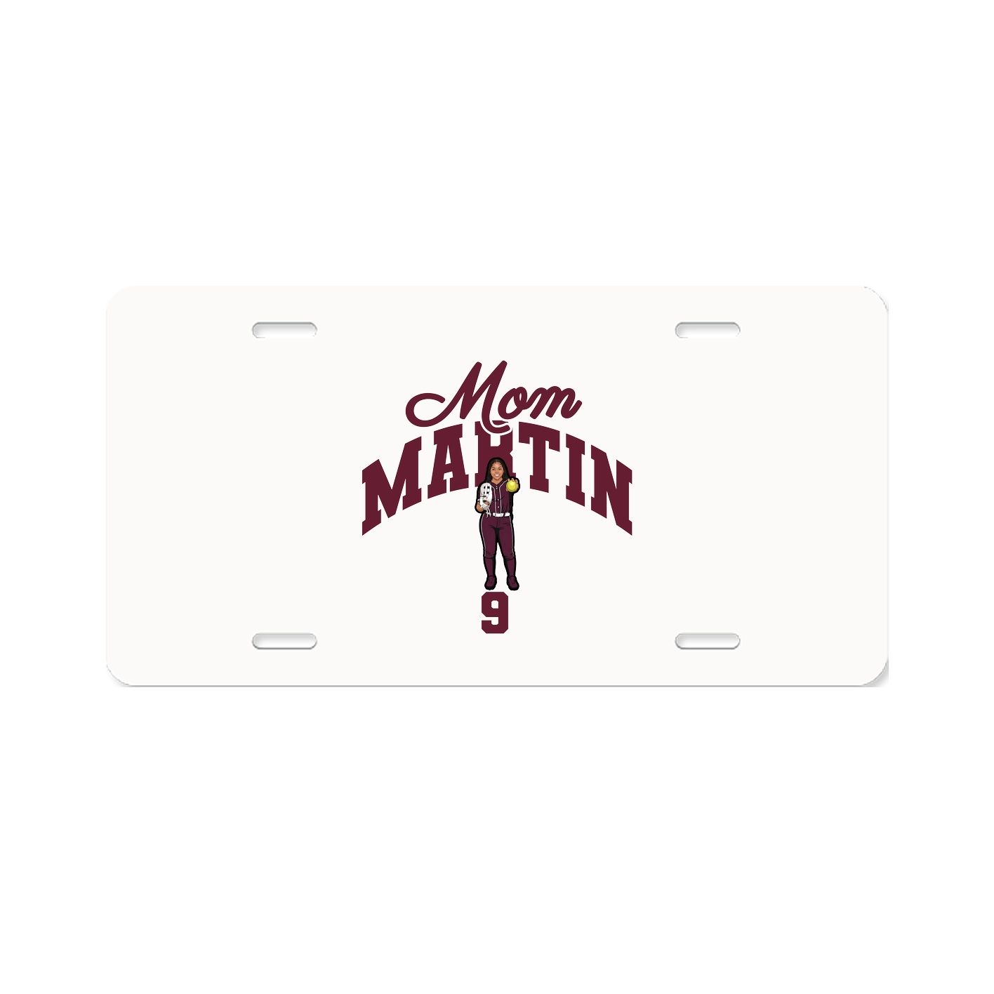 License Plate — Mothers Day Arch in Classic