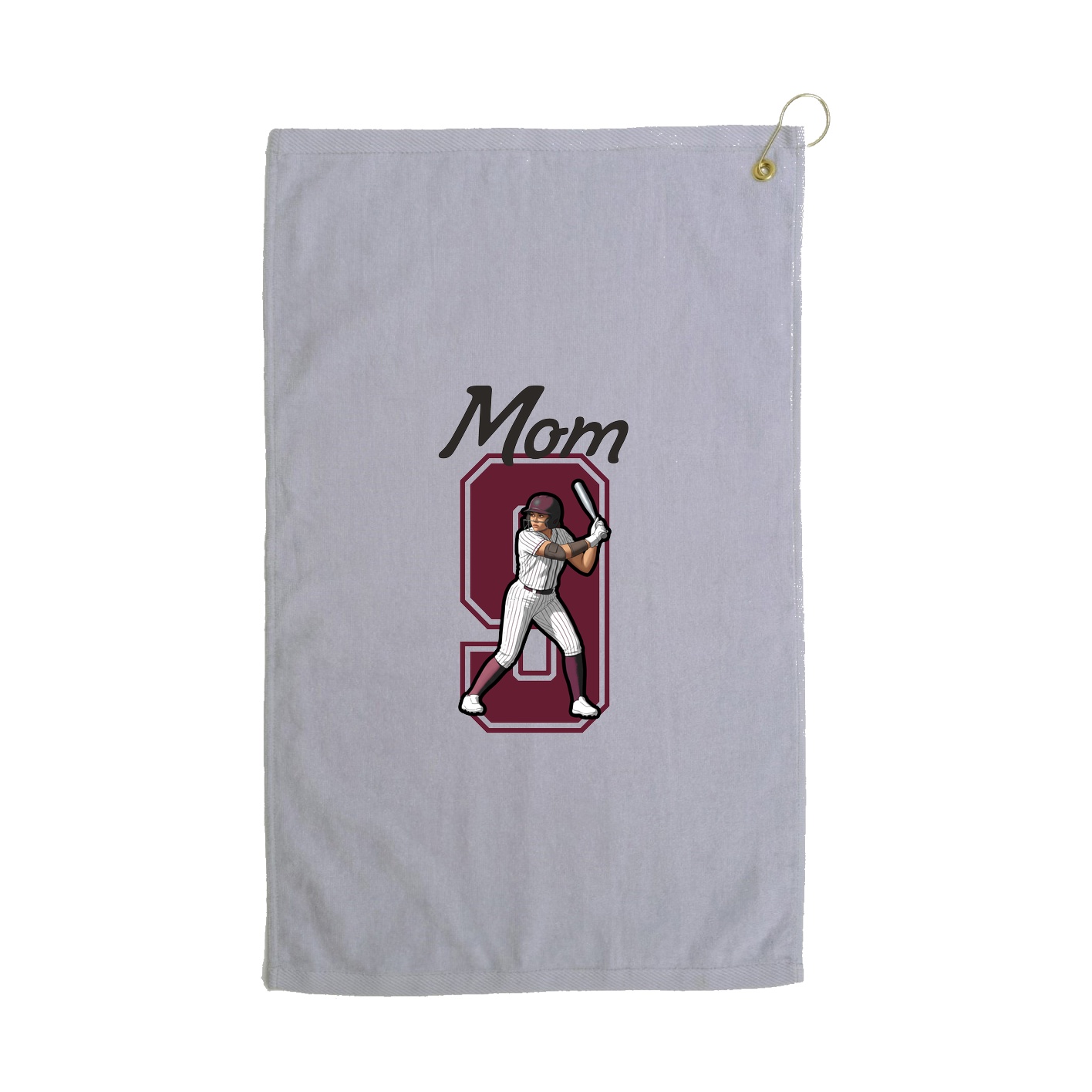 Golf Towel — Mothers Day Shirsey in Grey