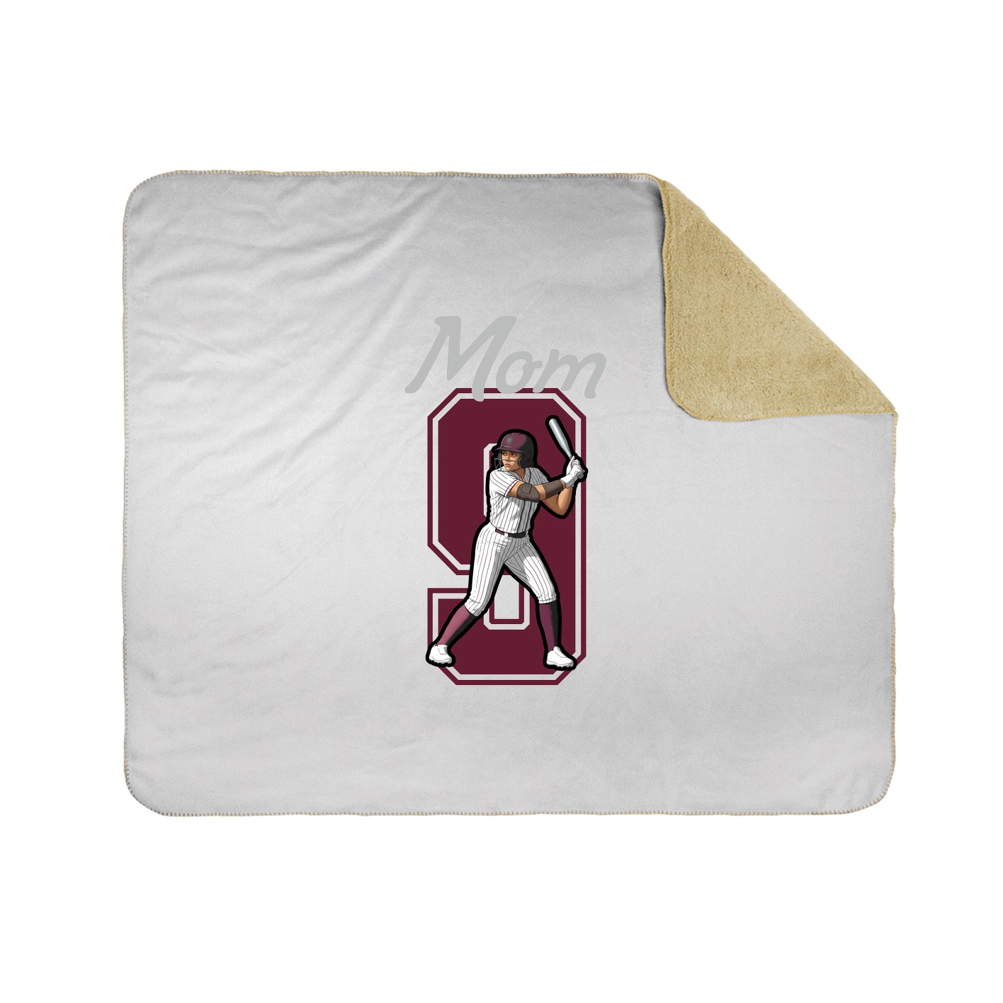 Throw Blanket — Mothers Day Shirsey in White
