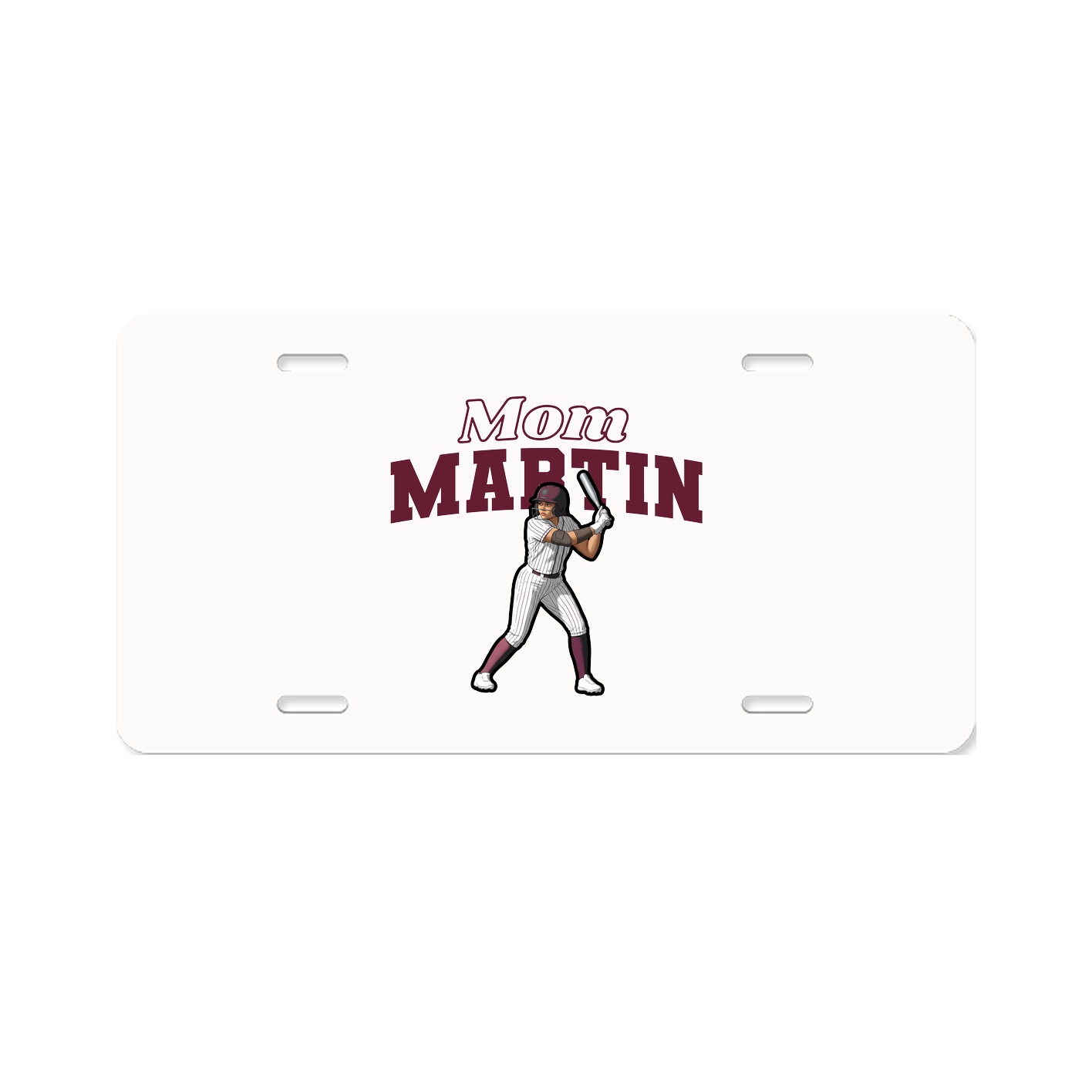 License Plate — Mothers Day Block in Classic