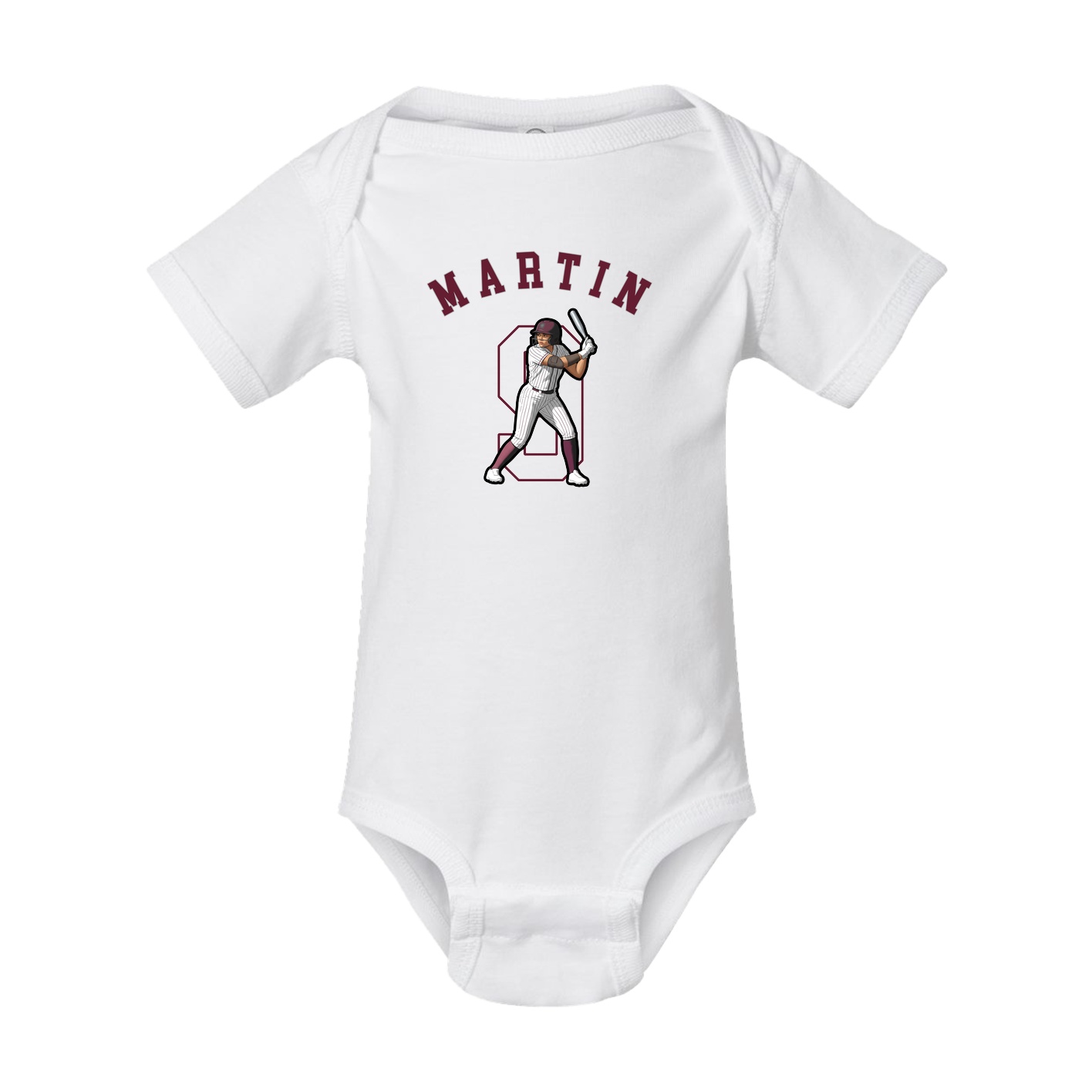 Baby Onesie — Shirsey Arch in White