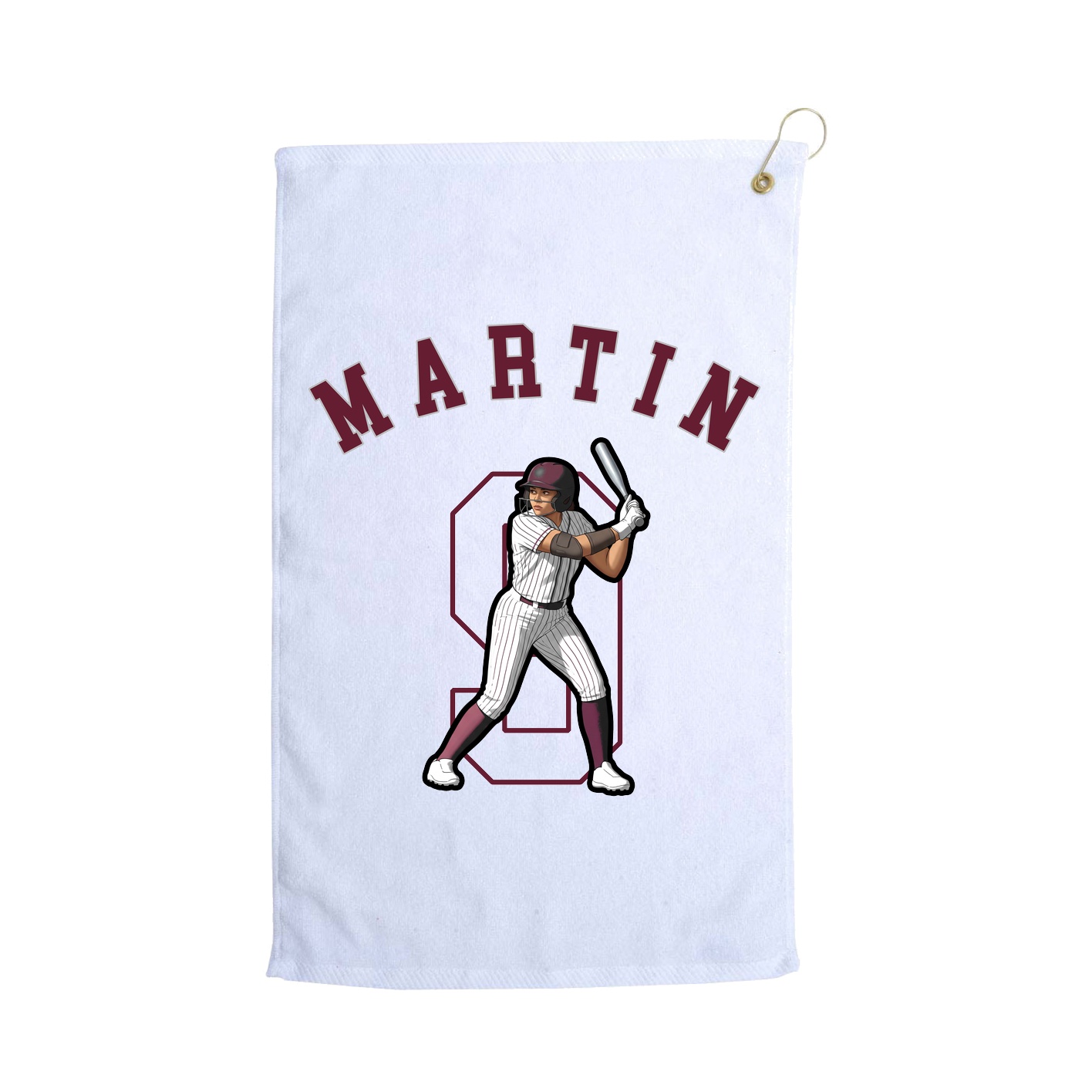 Golf Towel — Shirsey Arch in White