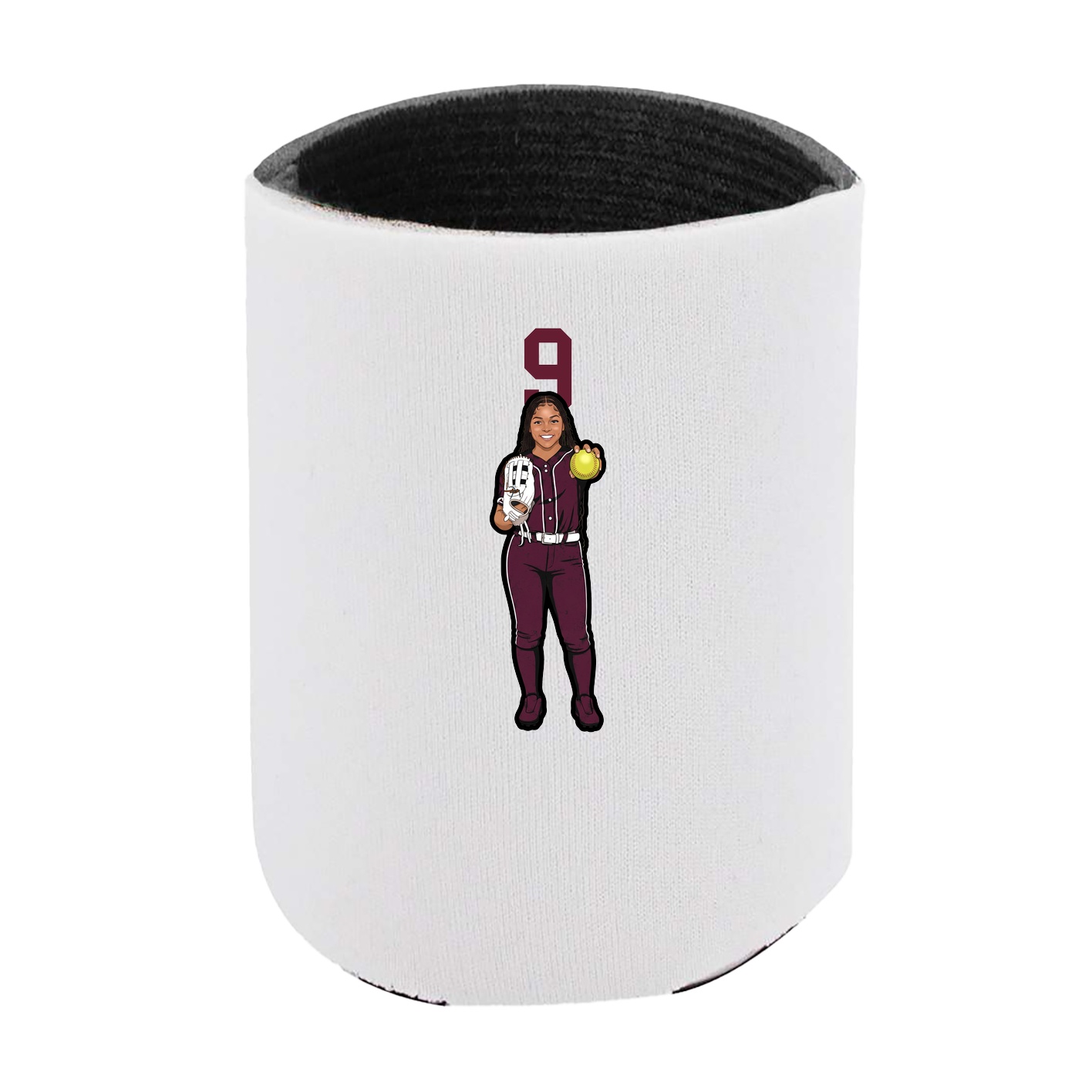 Can Holder — Number Top in White