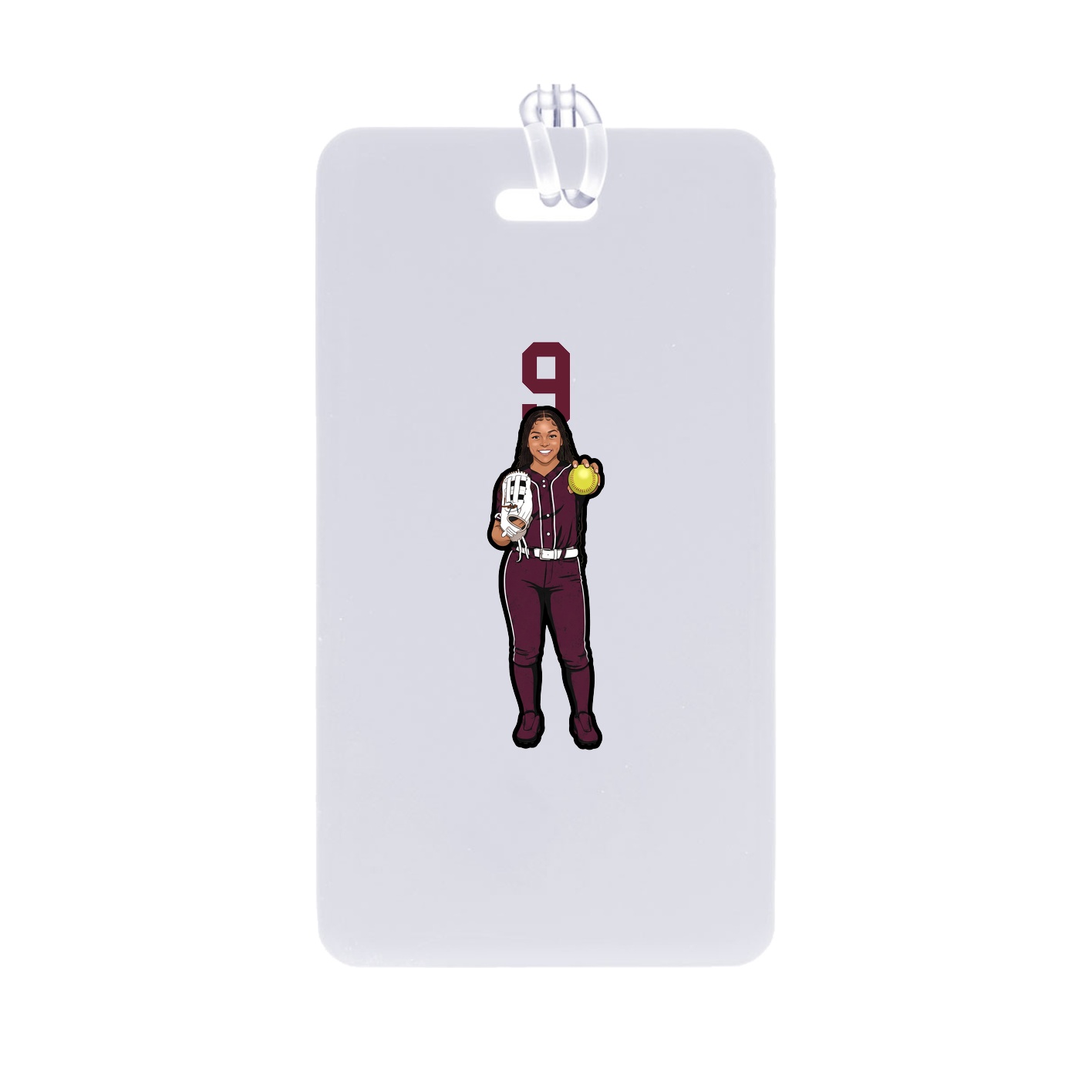 Bag Tag — Number Top in Classic