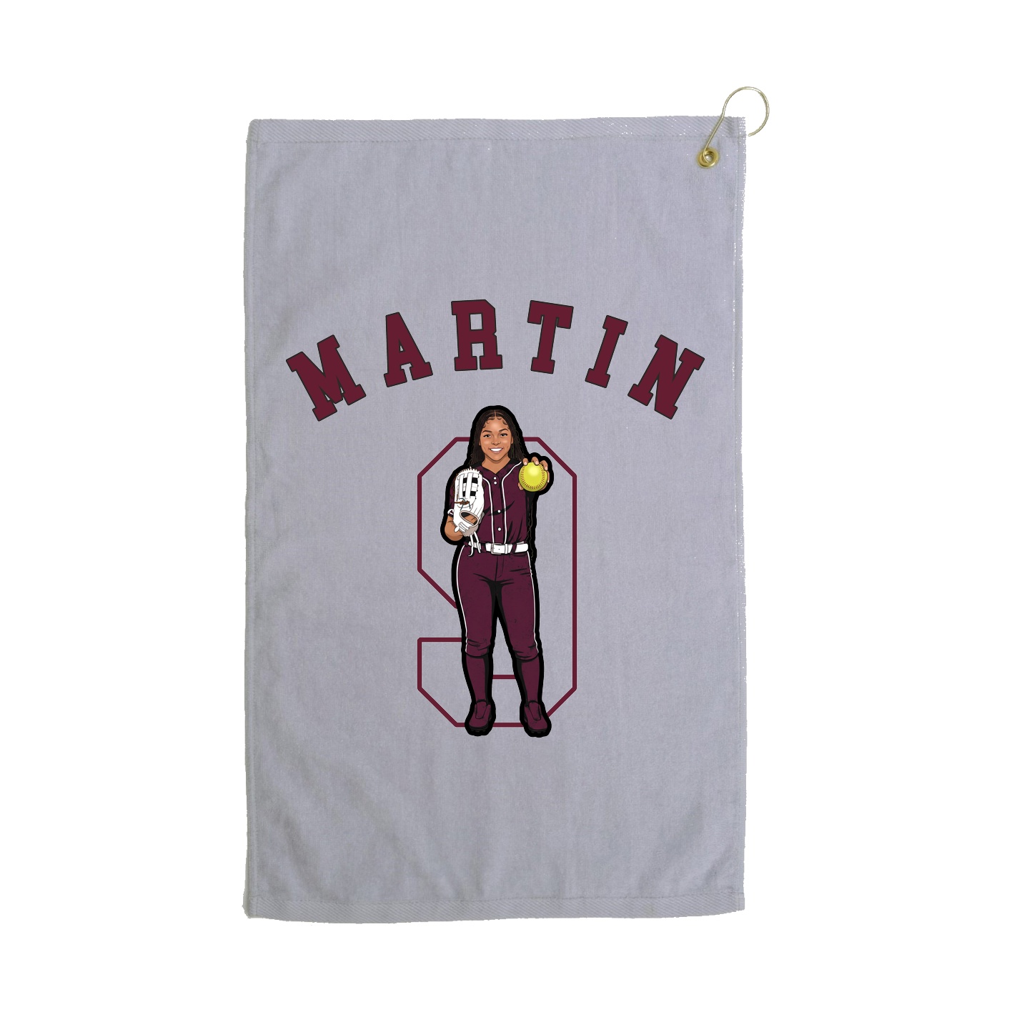Golf Towel — Shirsey Arch in Grey