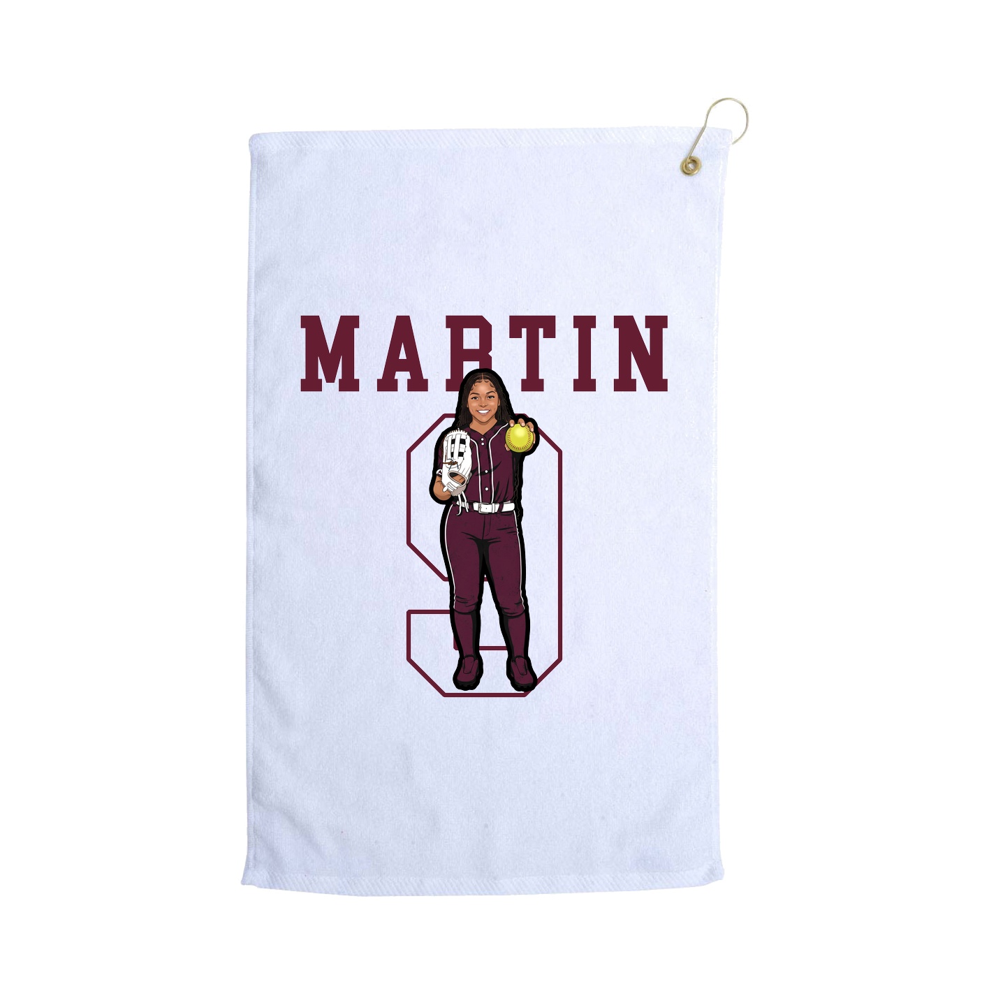 Golf Towel — Shirsey in White