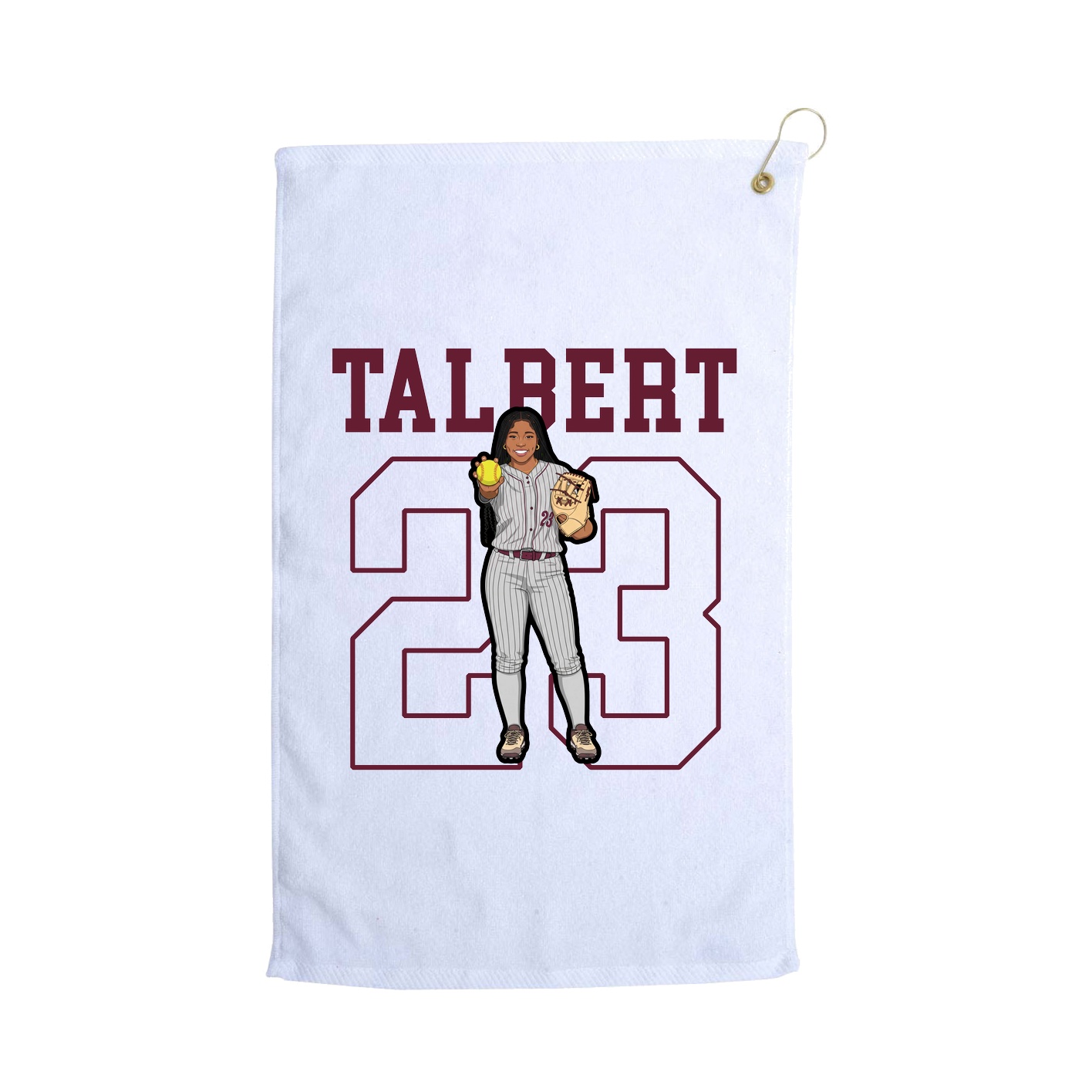 Golf Towel — Shirsey in White