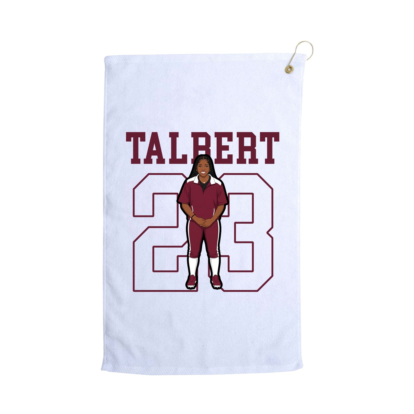 Golf Towel — Shirsey in White