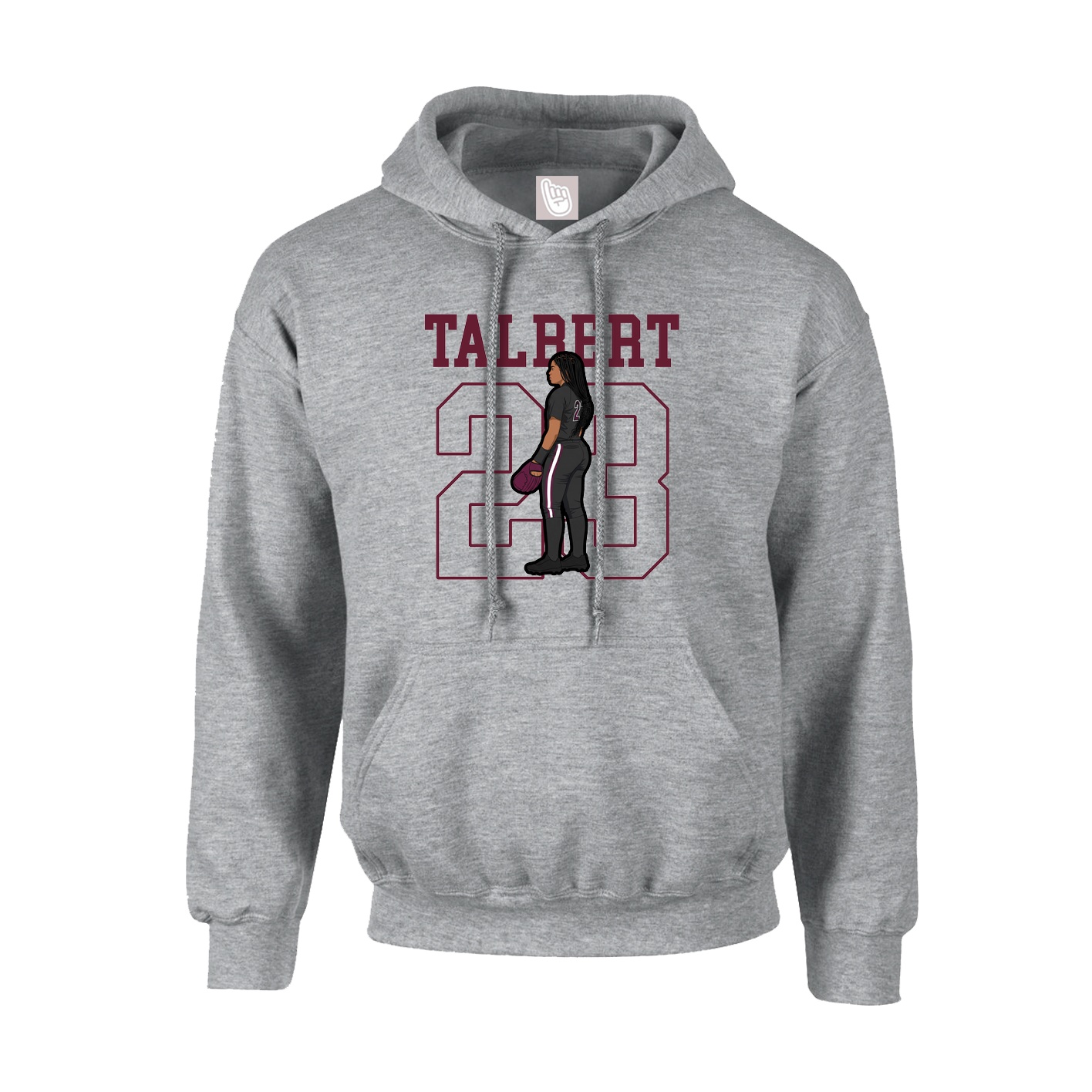 Hoodie — Shirsey in Grey