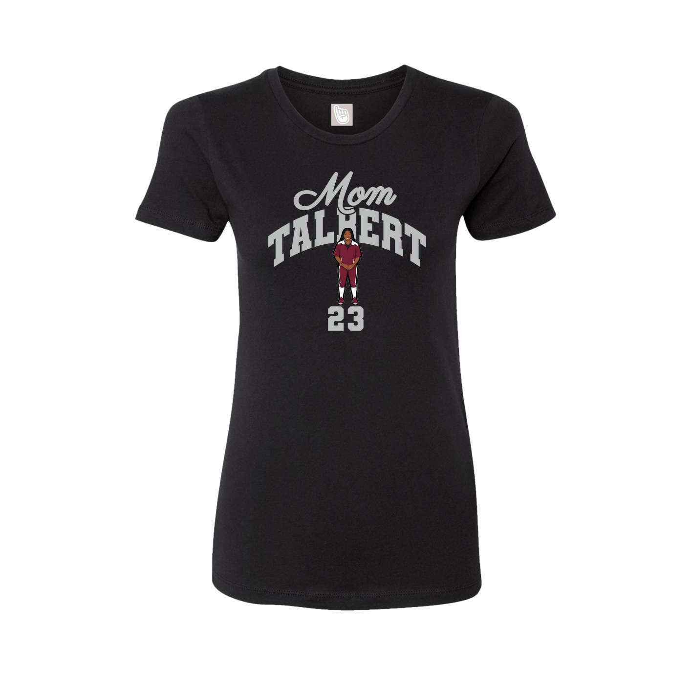 Womens Tee — Mothers Day Arch in Black
