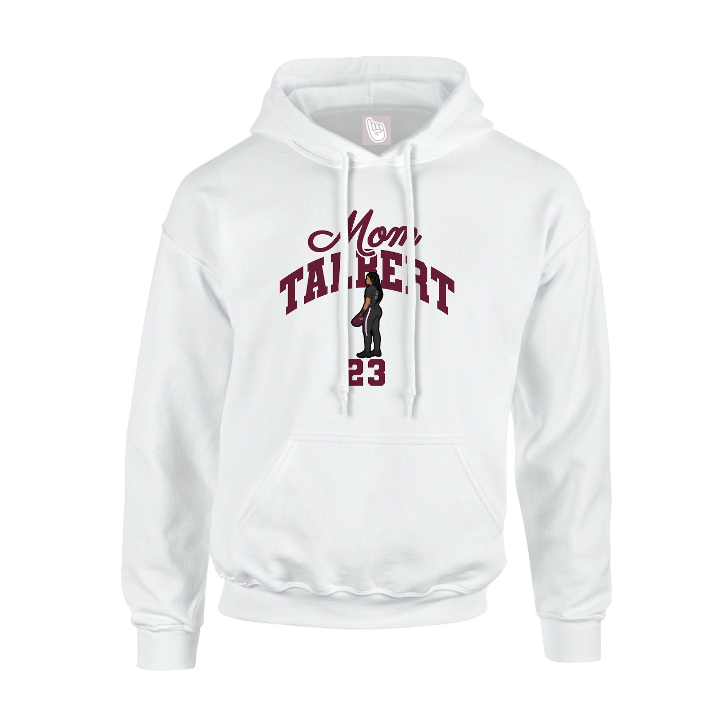 Hoodie — Mothers Day Arch in White