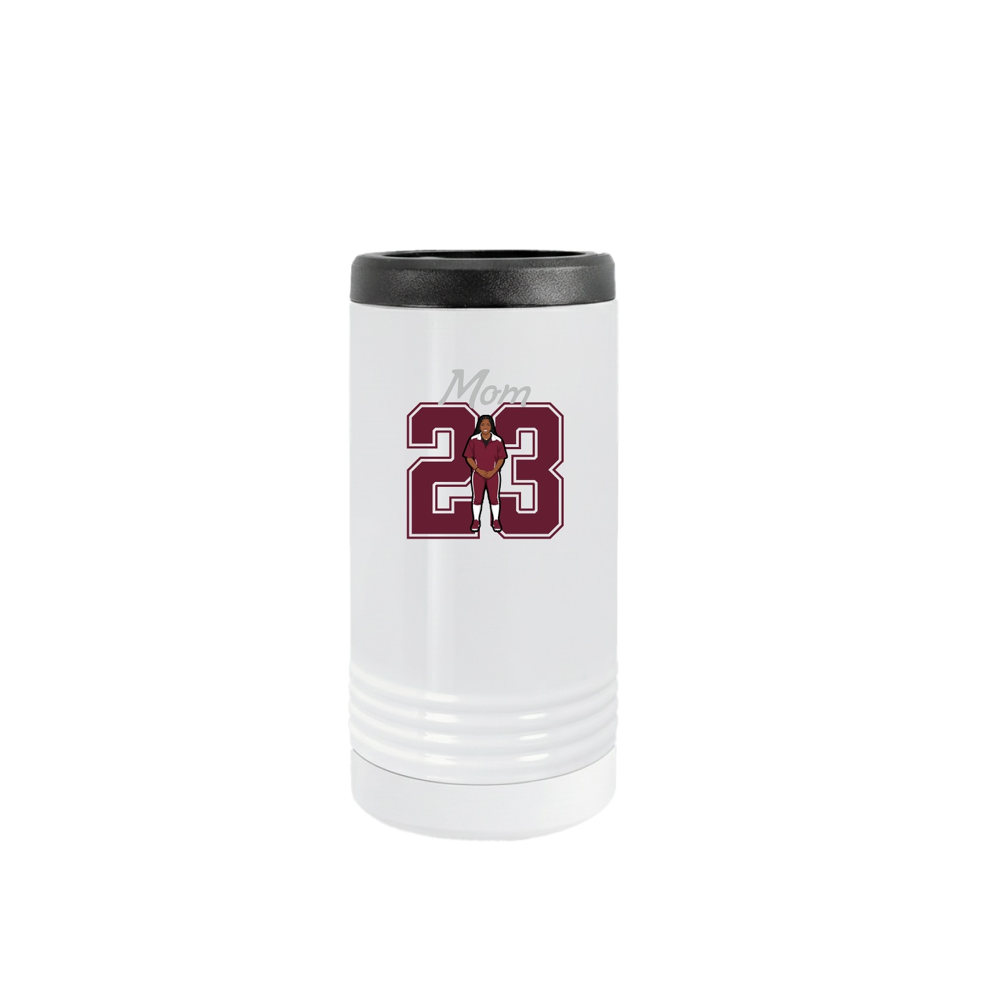 Slim Beverage Holder — Mothers Day Shirsey in White