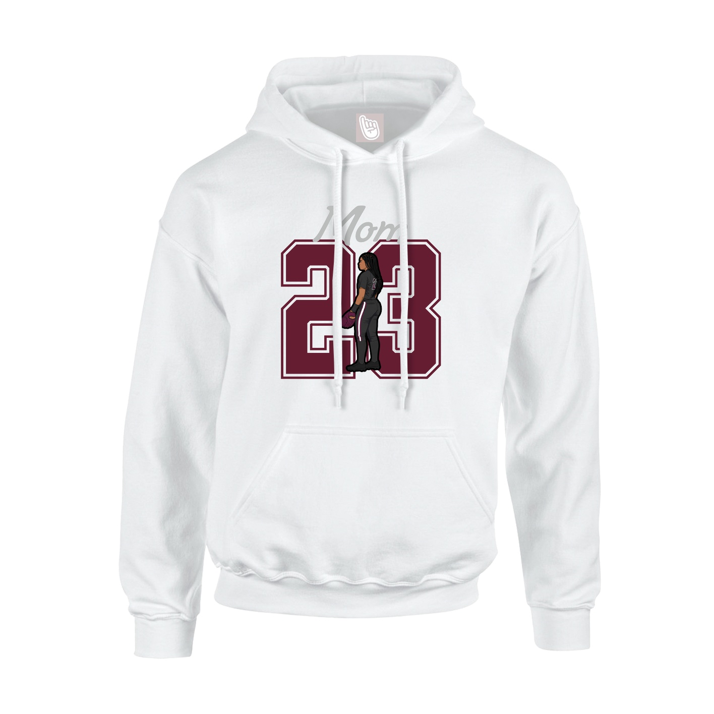 Youth Hoodie — Mothers Day Shirsey in White