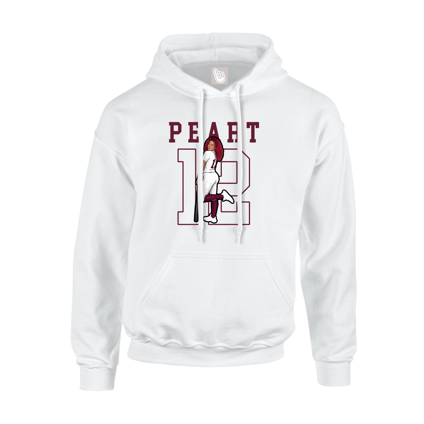 Hoodie — Shirsey in White