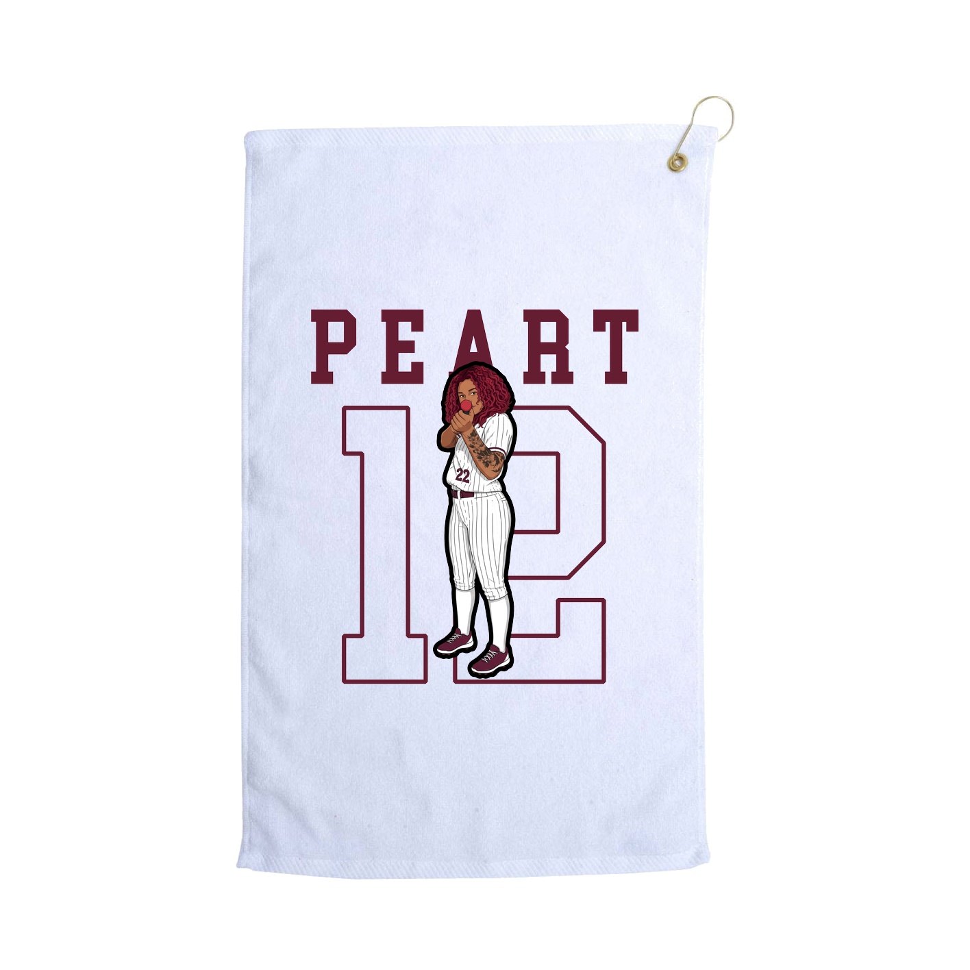 Golf Towel — Shirsey in White