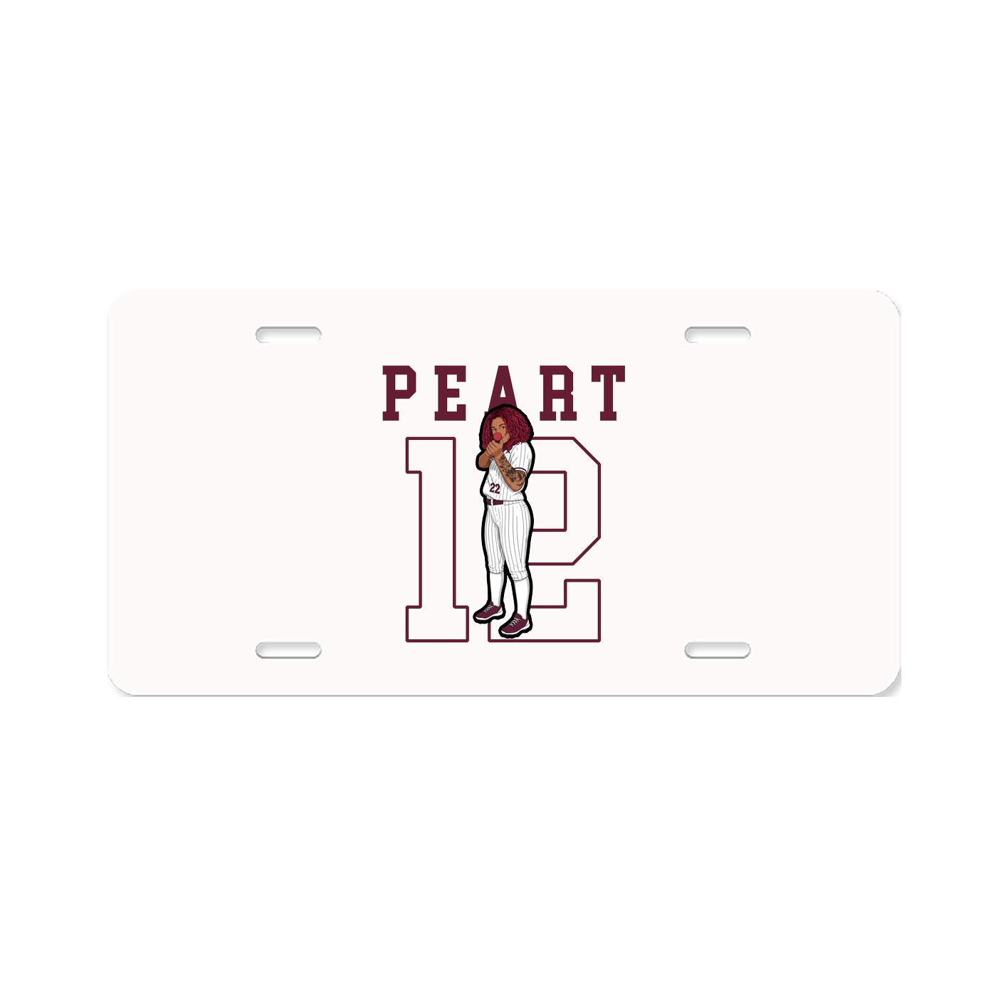 License Plate — Shirsey in Classic