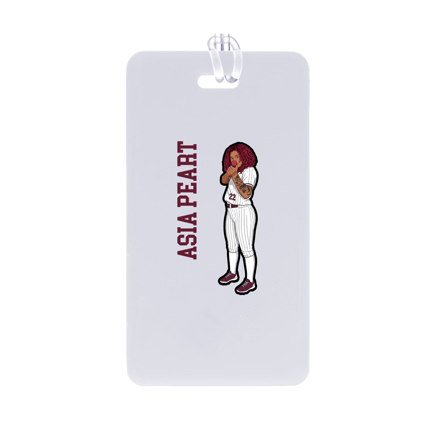 Bag Tag — Name Vertical in Classic