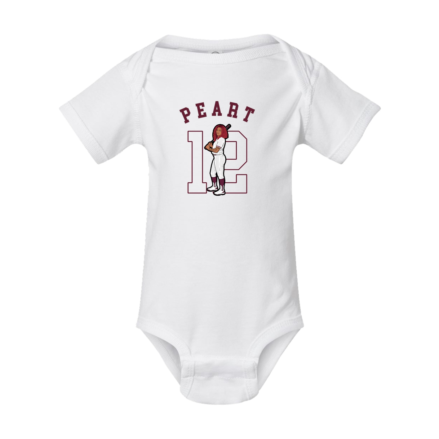 Baby Onesie — Shirsey Arch in White