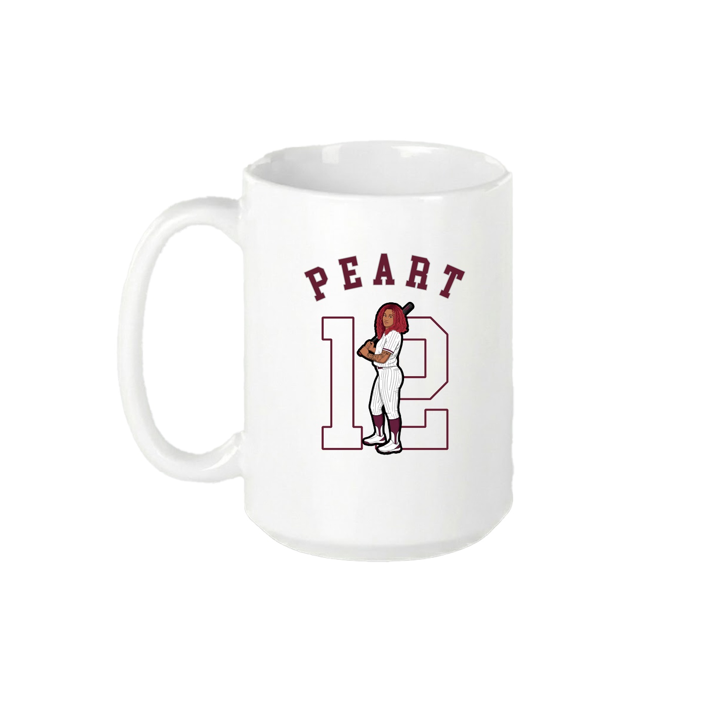 15oz Coffee Mug — Shirsey Arch in White