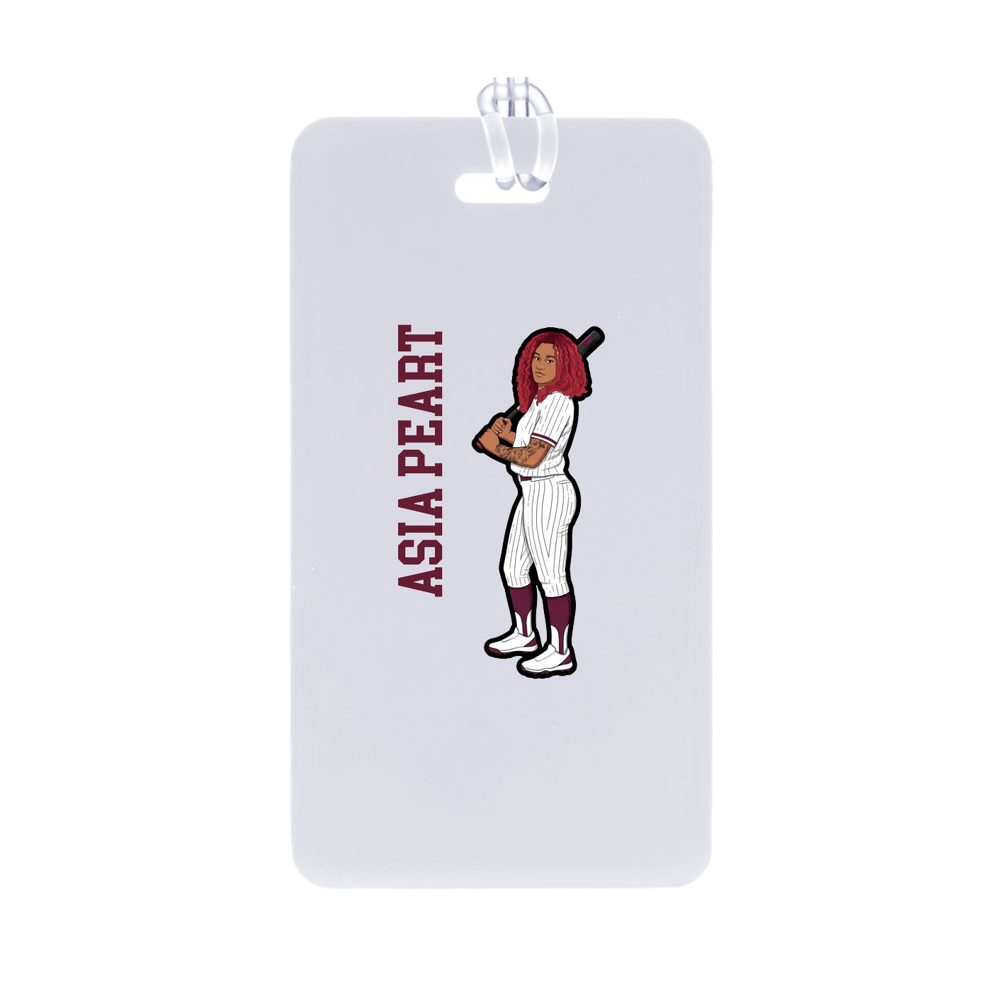 Bag Tag — Name Vertical in Classic