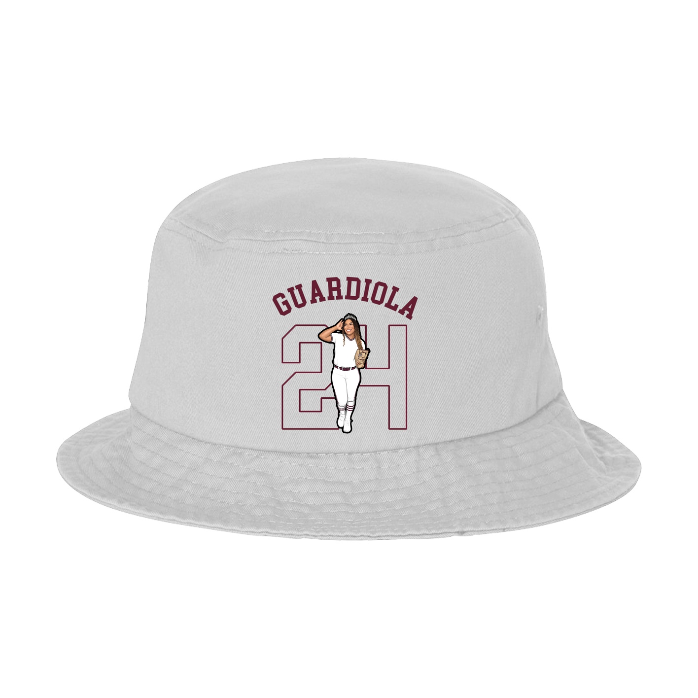 Bucket Cap — Shirsey Arch in White