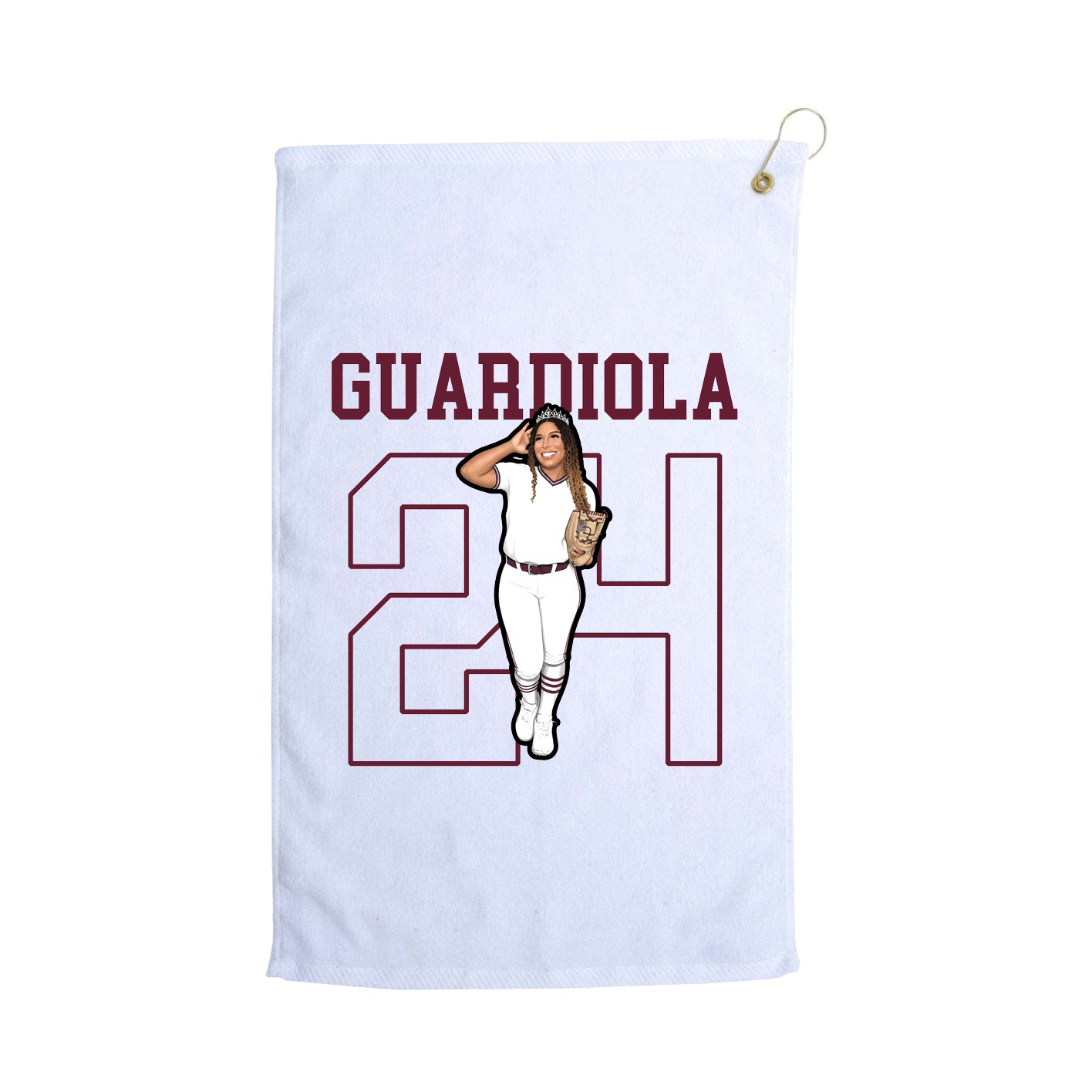 Golf Towel — Shirsey in White